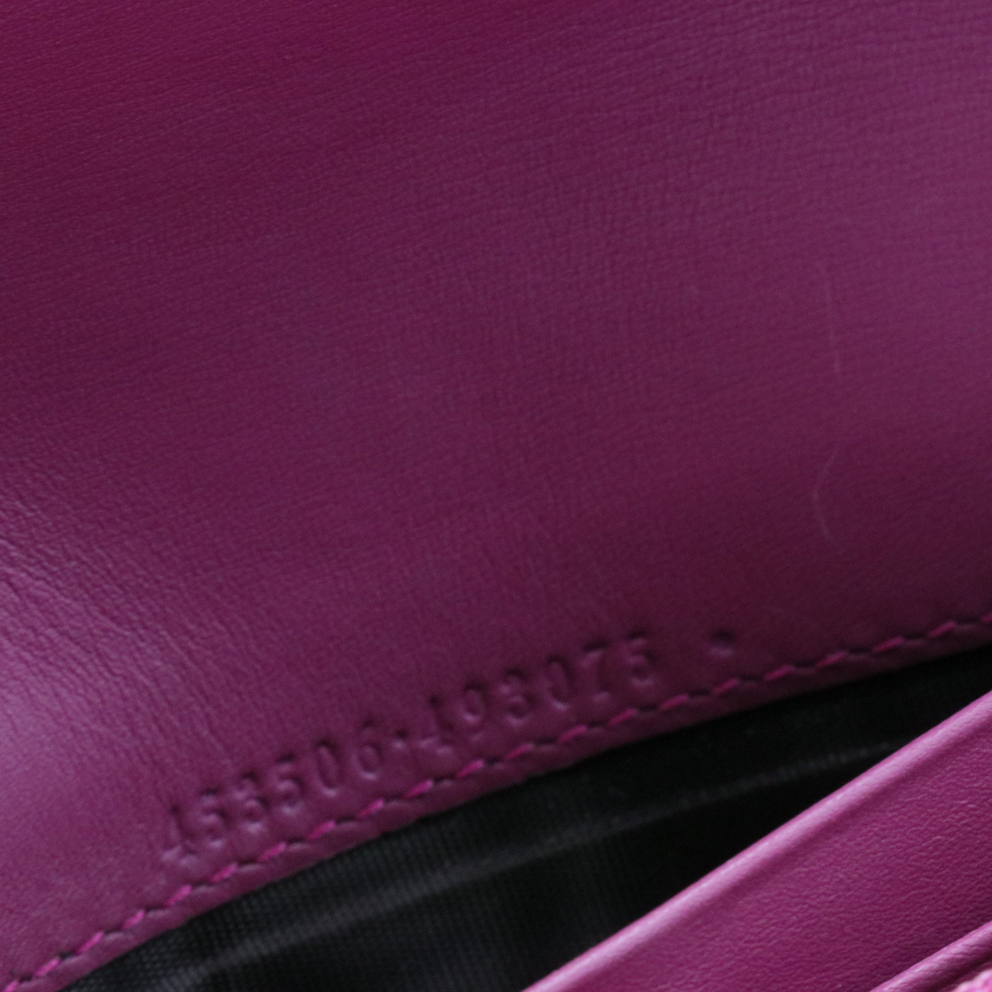 GG Supreme Monogram Moon Calfskin Padlock Continental Chain Wallet Beige Ebony Hibiscus Red New Rosette