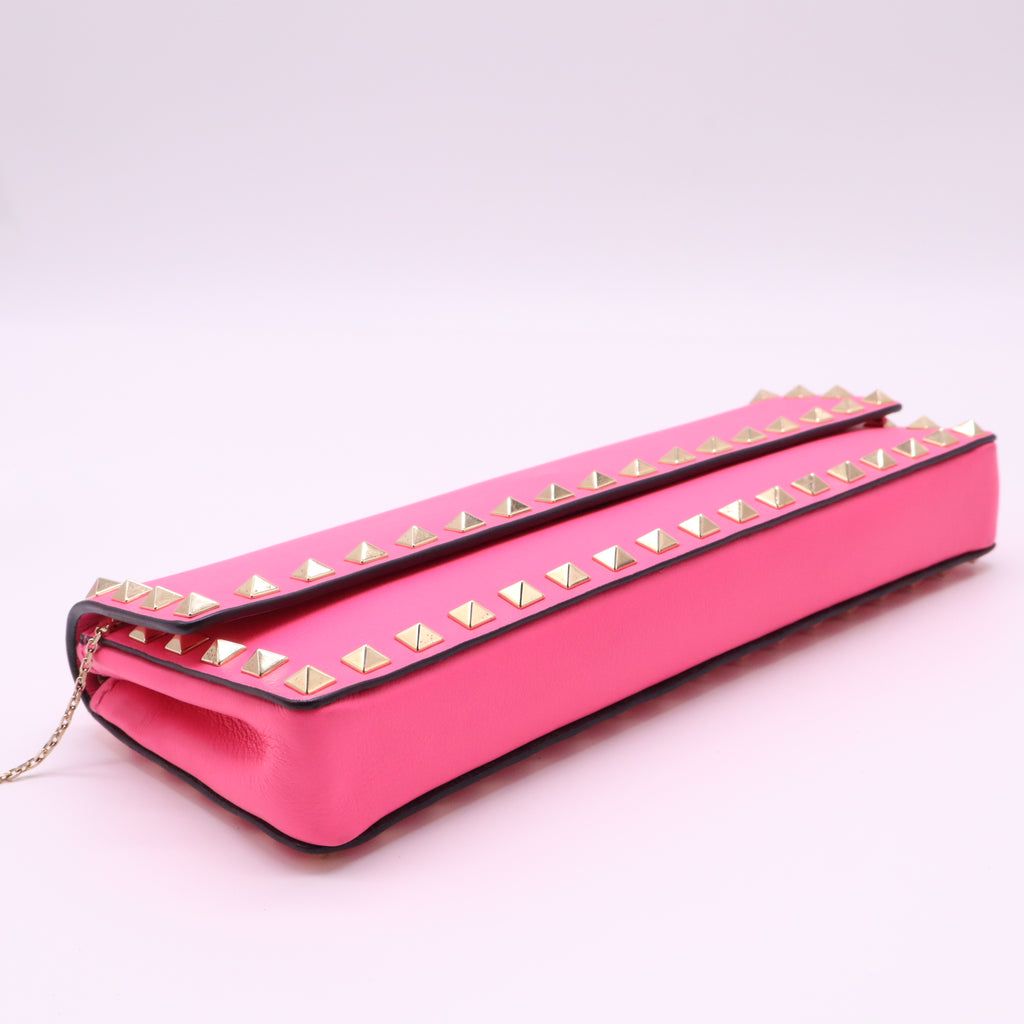 Valentino Garavani Rockstud Leather Bracelet Clutch Bag W21327