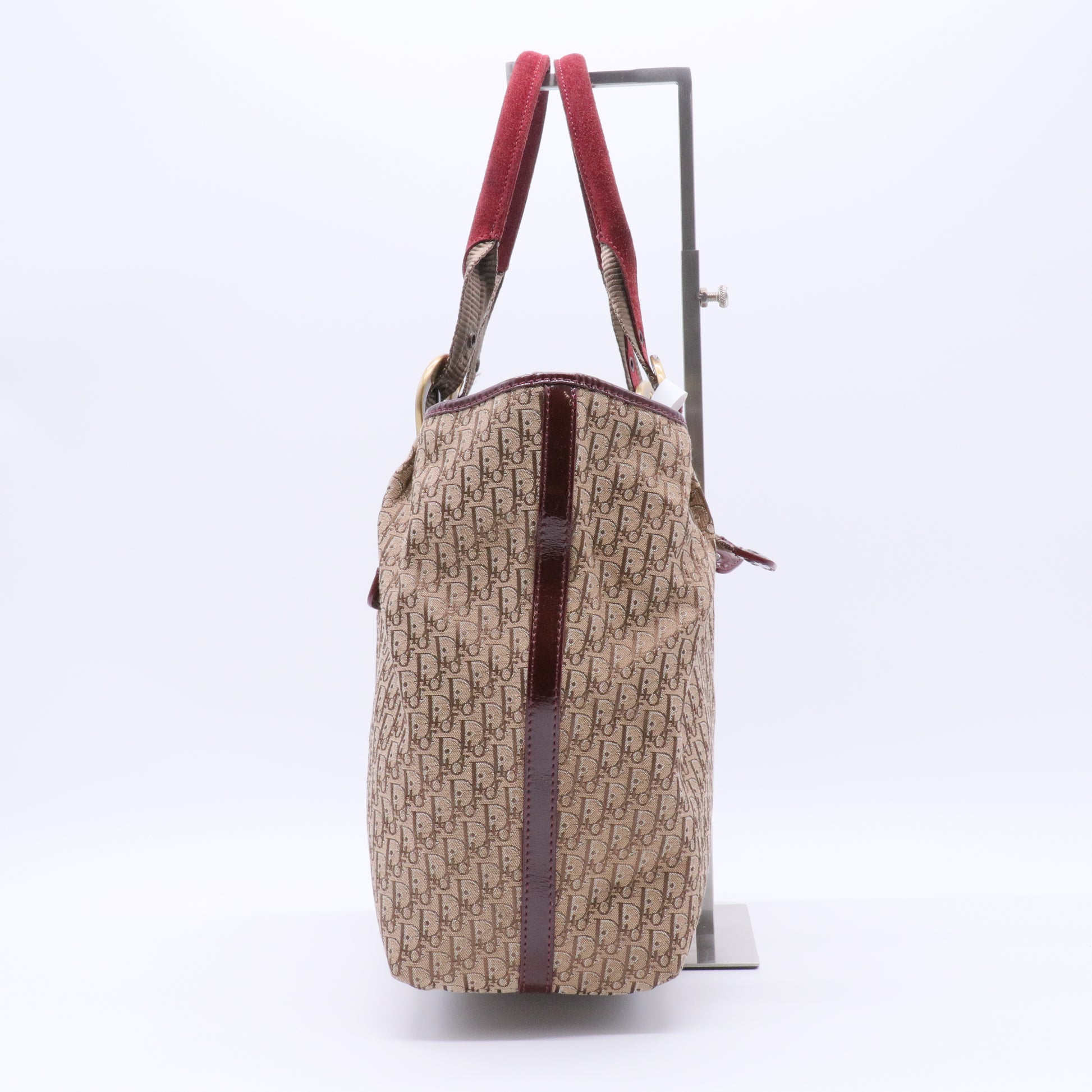 Diorissimo Canvas Shoulder Bag Brown twin