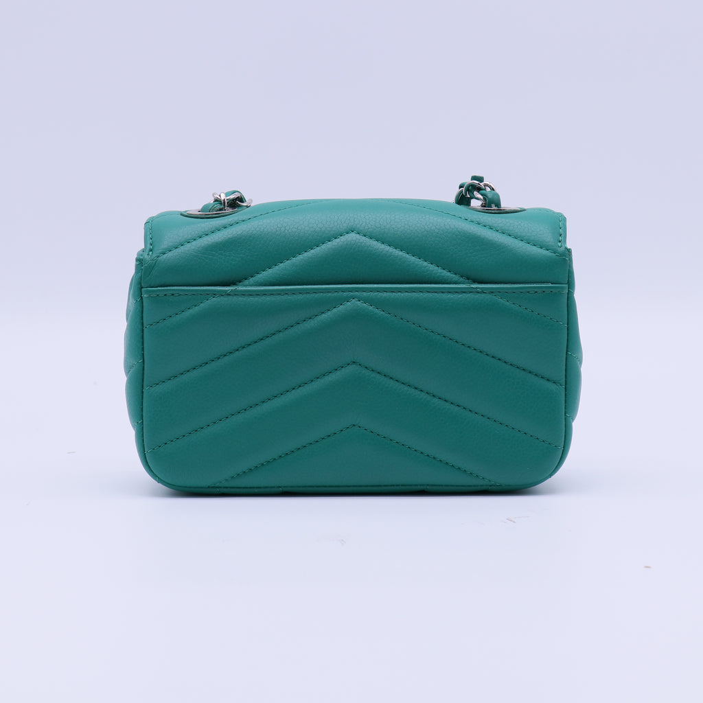 Chanel Classic Chevron Lambskin Mini Square Flap Bag B22188
