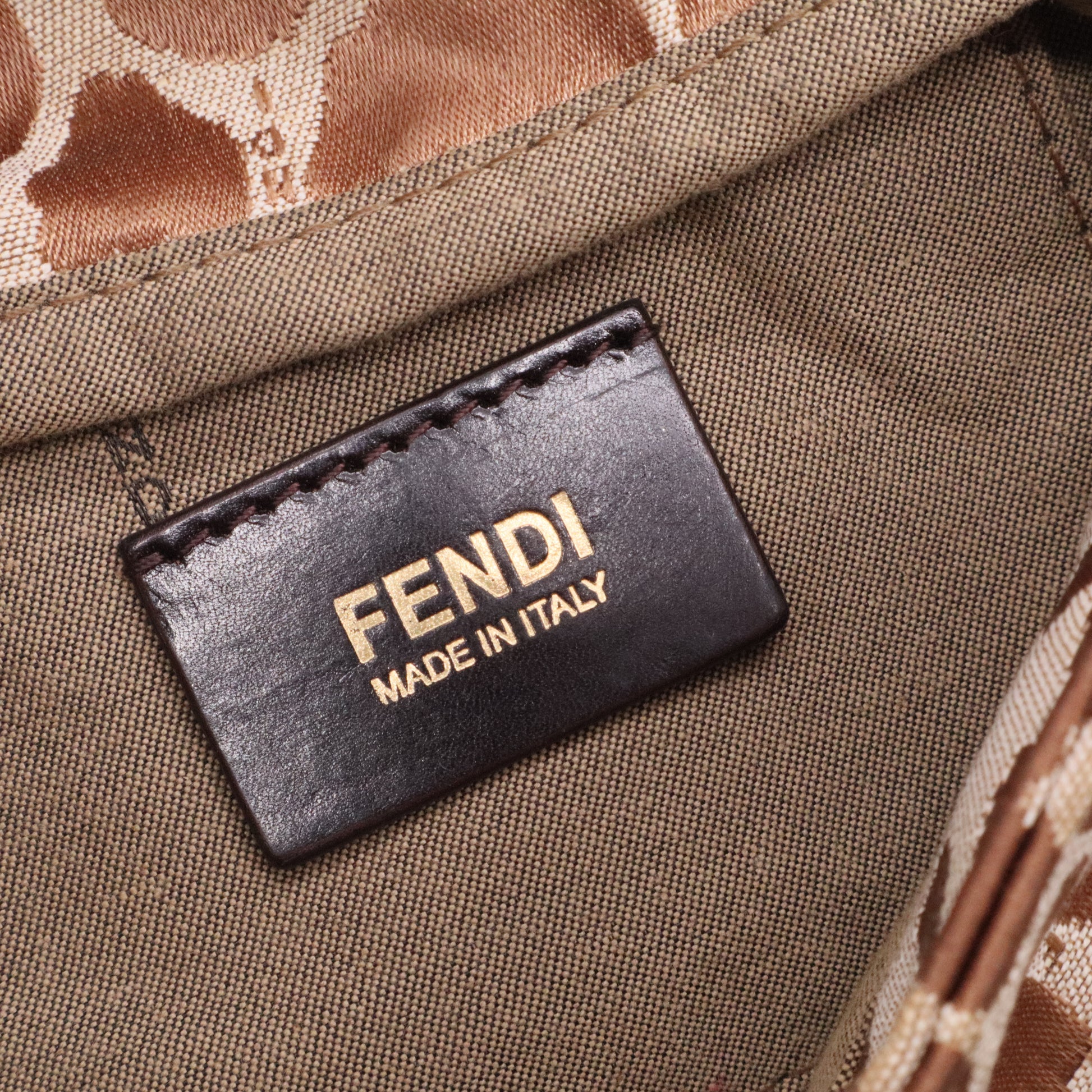 Fendi Zucca Chef Hobo Canvas twins