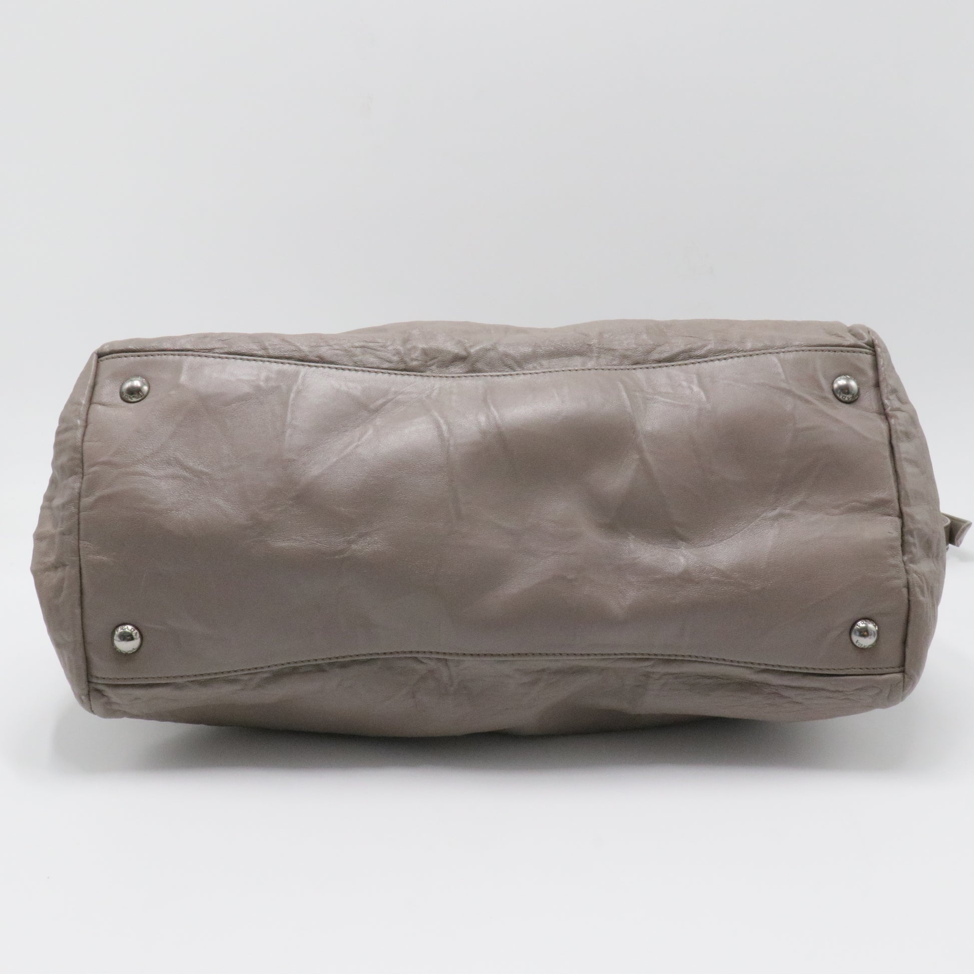Double Zip Convertible Tote Nappa Antique
