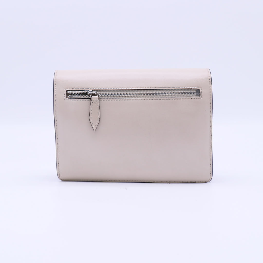 Burberry Small Two-Tone Leather Macken Crossbody Bag B21905
