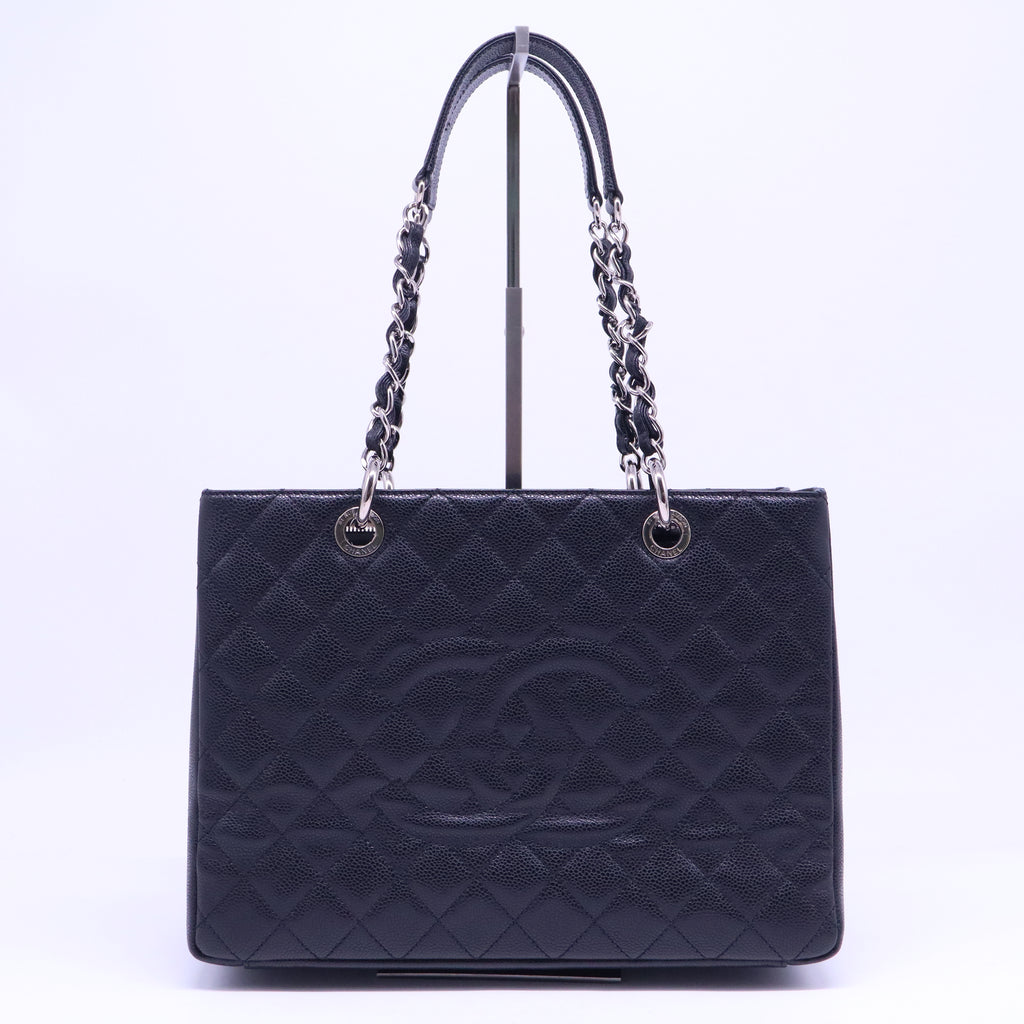 Grand Shopping Tote Quilted Caviar B20889
