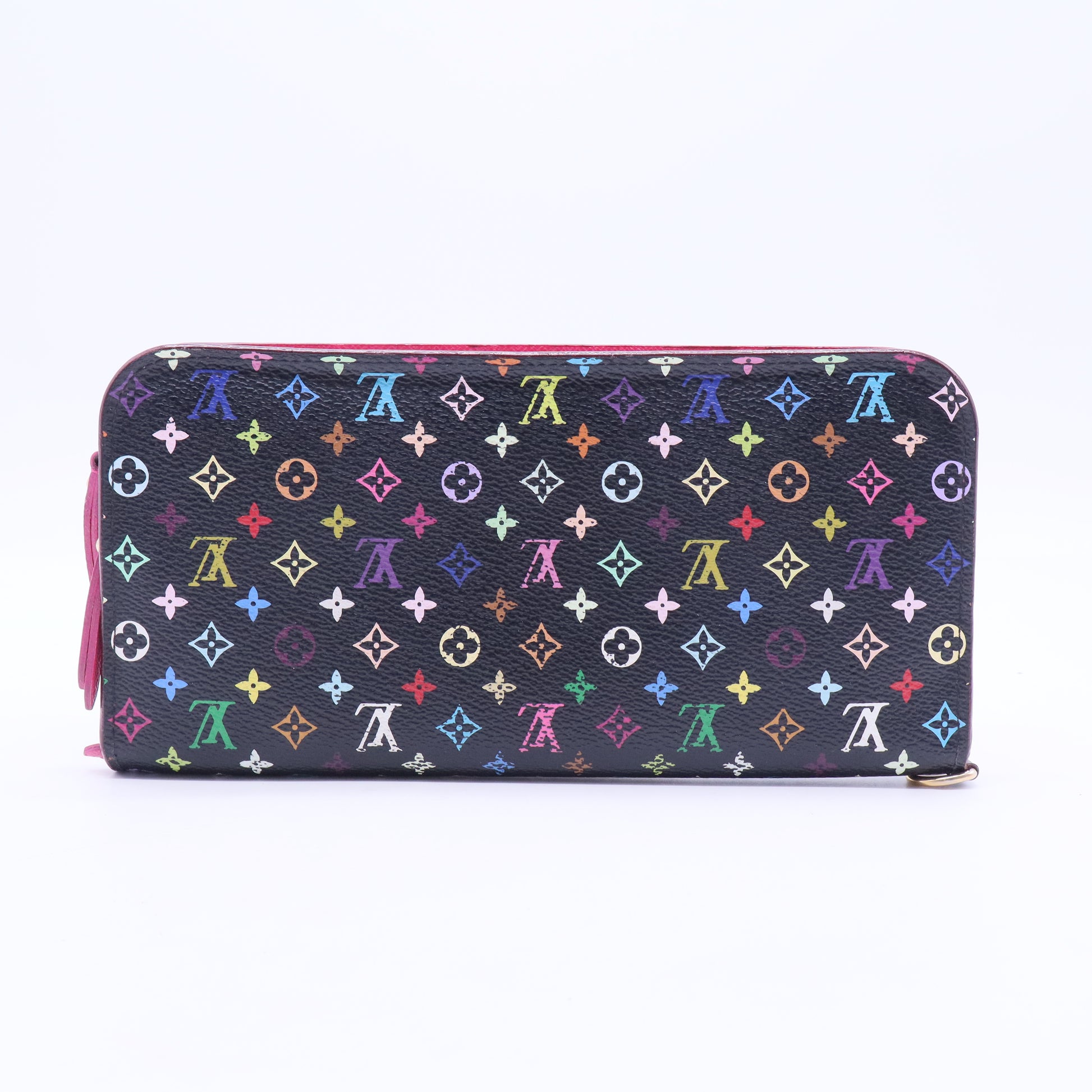 Black Monogram Multicolore Canvas Insolite Pistache Wallet W20349