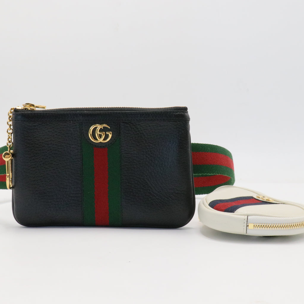 Ophidia Chain Shoulder Bag Leather Small
