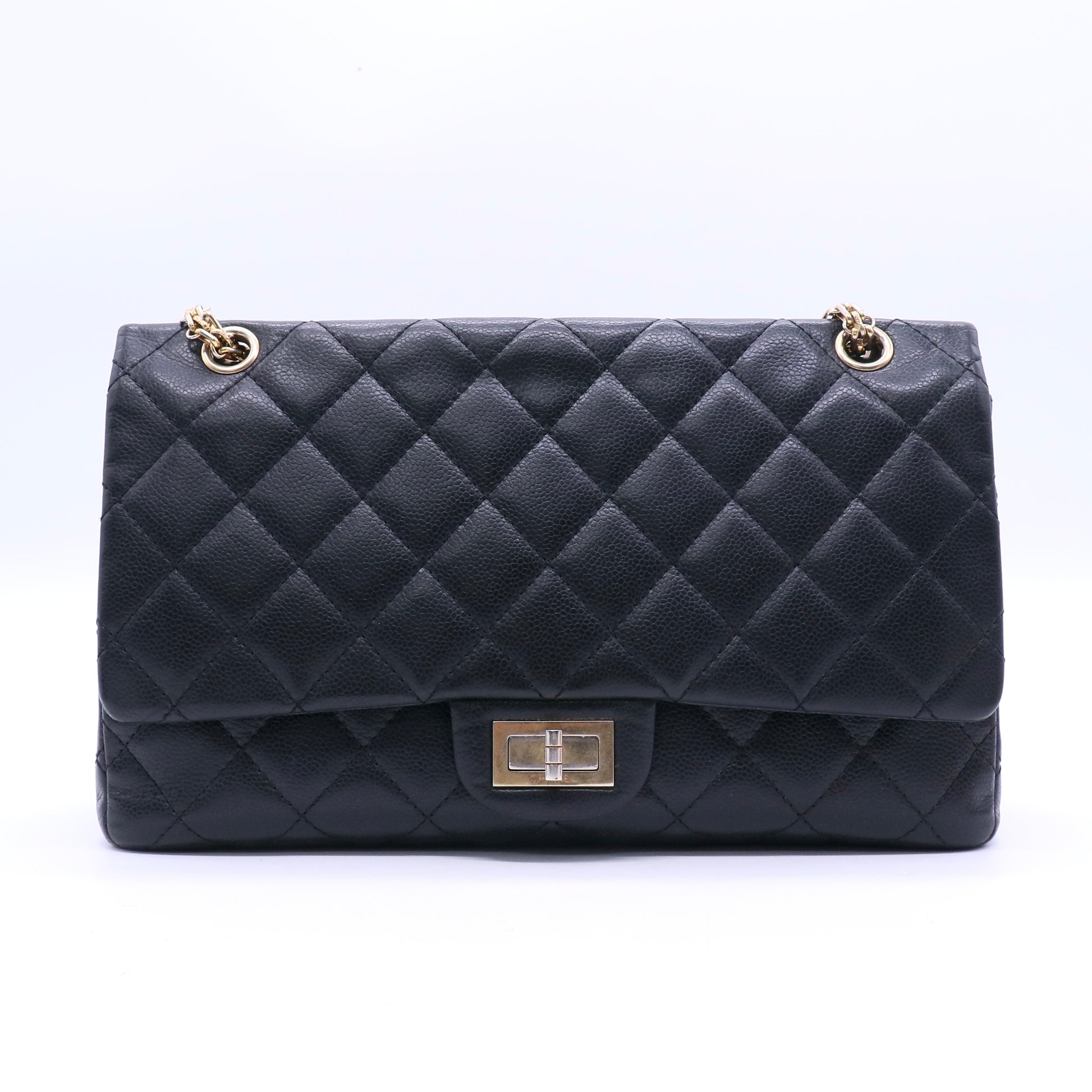 Reissue 2.55 Handbag Quilted Aged Calfskin 227 Twins LDJ3659