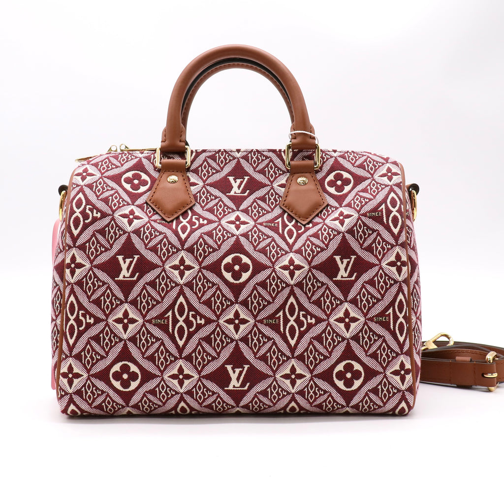 Speedy Bandouliere Bag Limited Edition Since 1854 Monogram Jacquard 25 twins LDJ4993