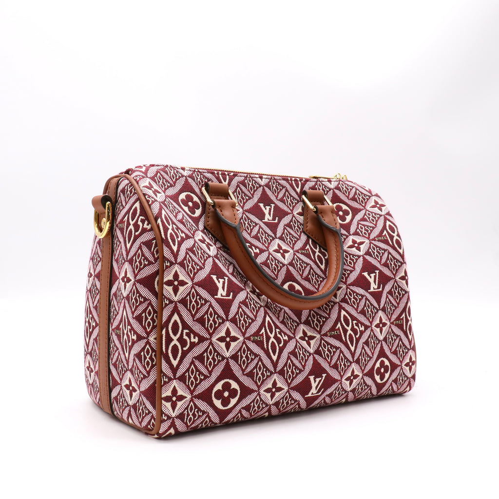 Speedy Bandouliere Bag Limited Edition Since 1854 Monogram Jacquard 25 twins LDJ4993