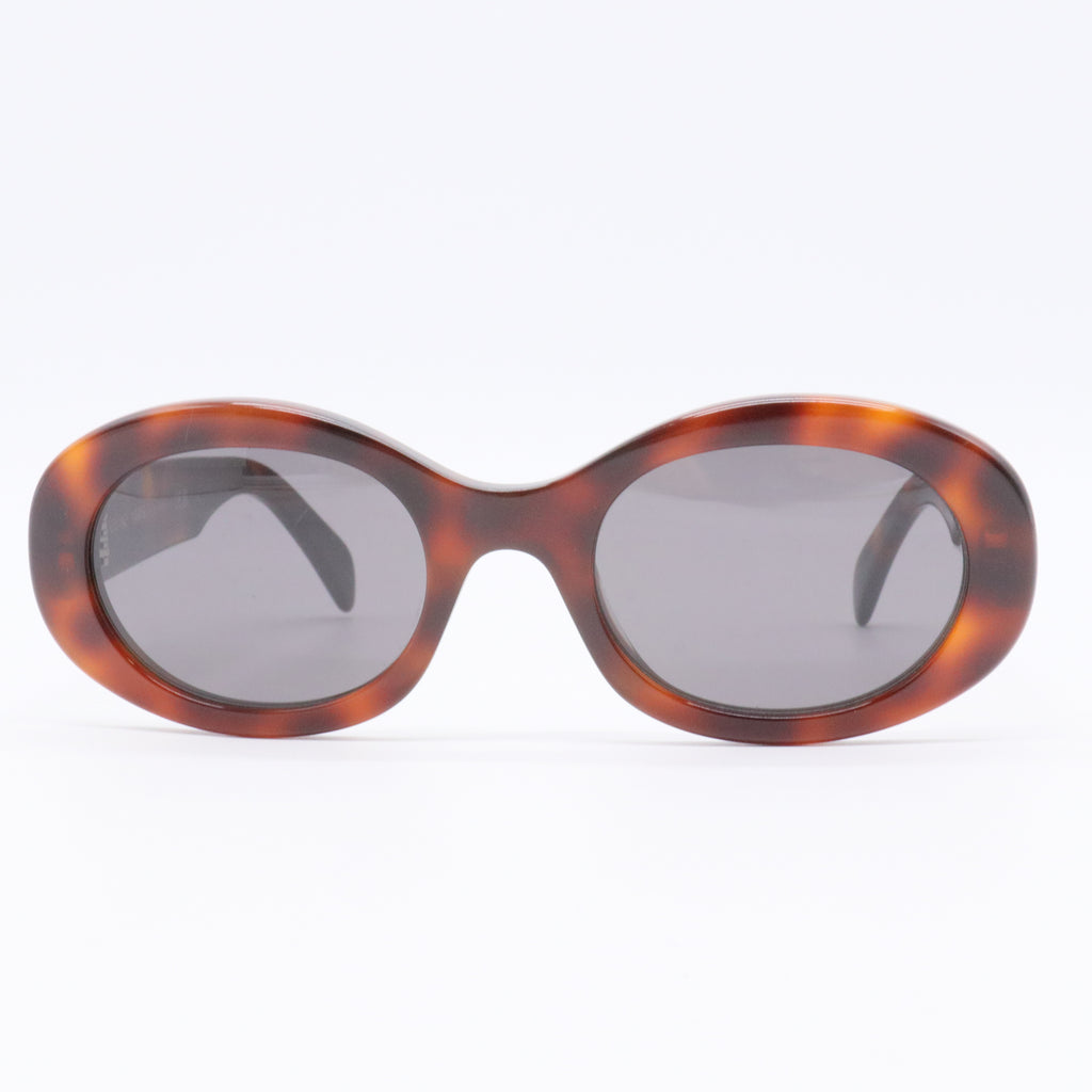 Brown/Black Triomphe Oval Sunglasses twins