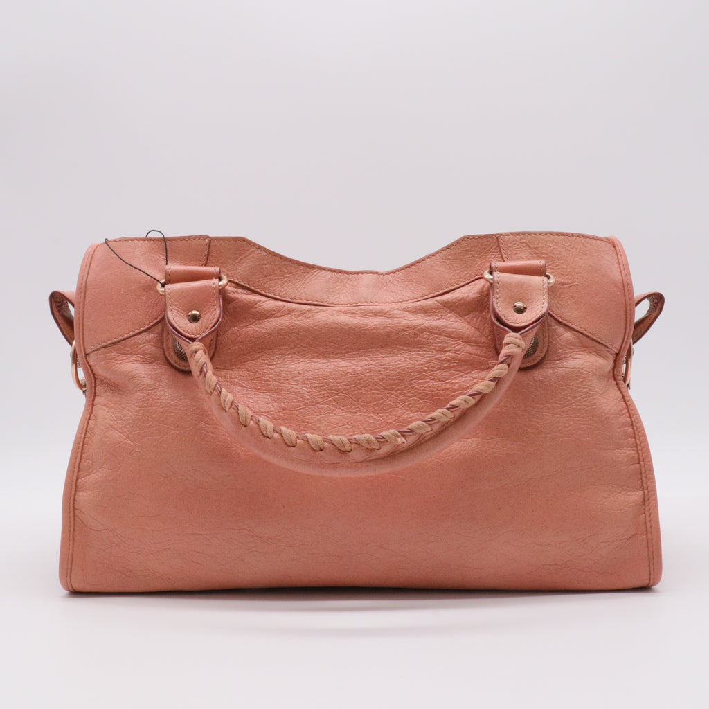 Agneau Giant 21 Silver Hardware City Vieux Rose twins