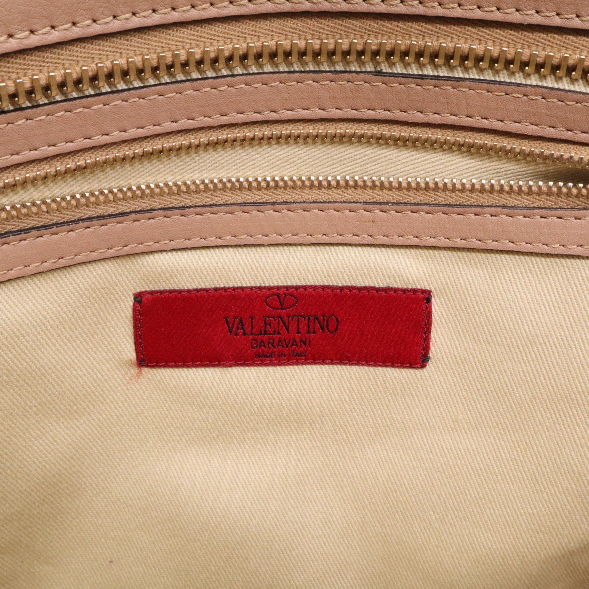 Rockstud Tote Rigid Leather Medium Twins