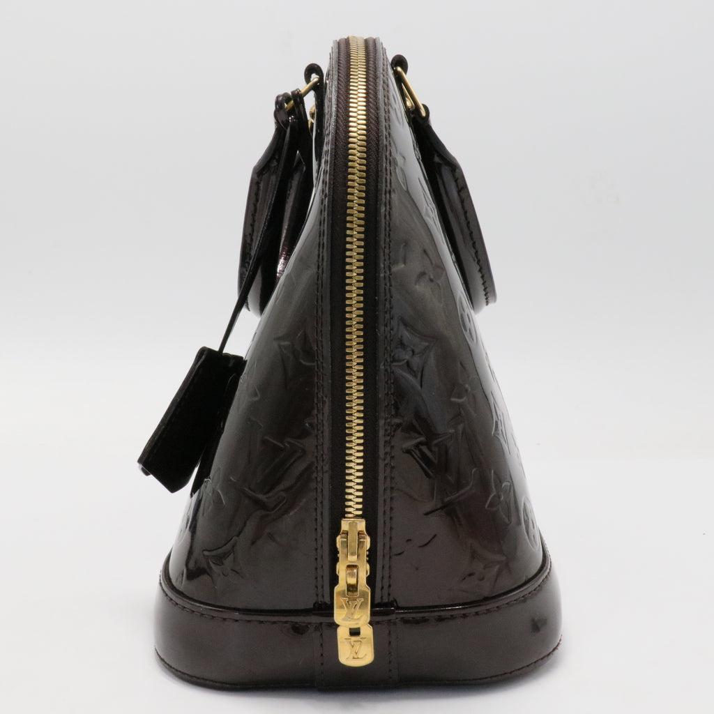Alma Handbag Monogram Vernis PM