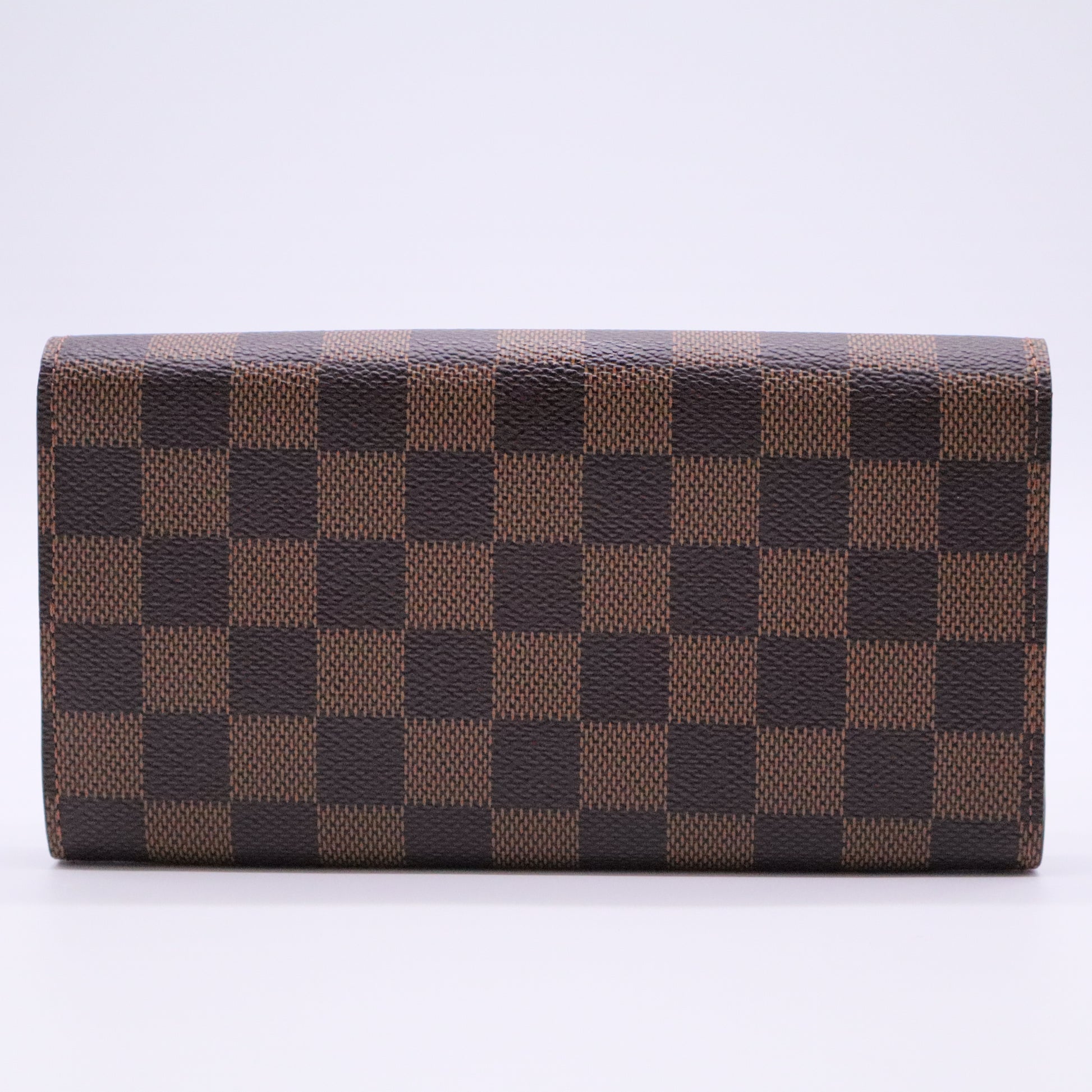 Damier Ebene Pattern Coated Canvas Alexandra Wallet