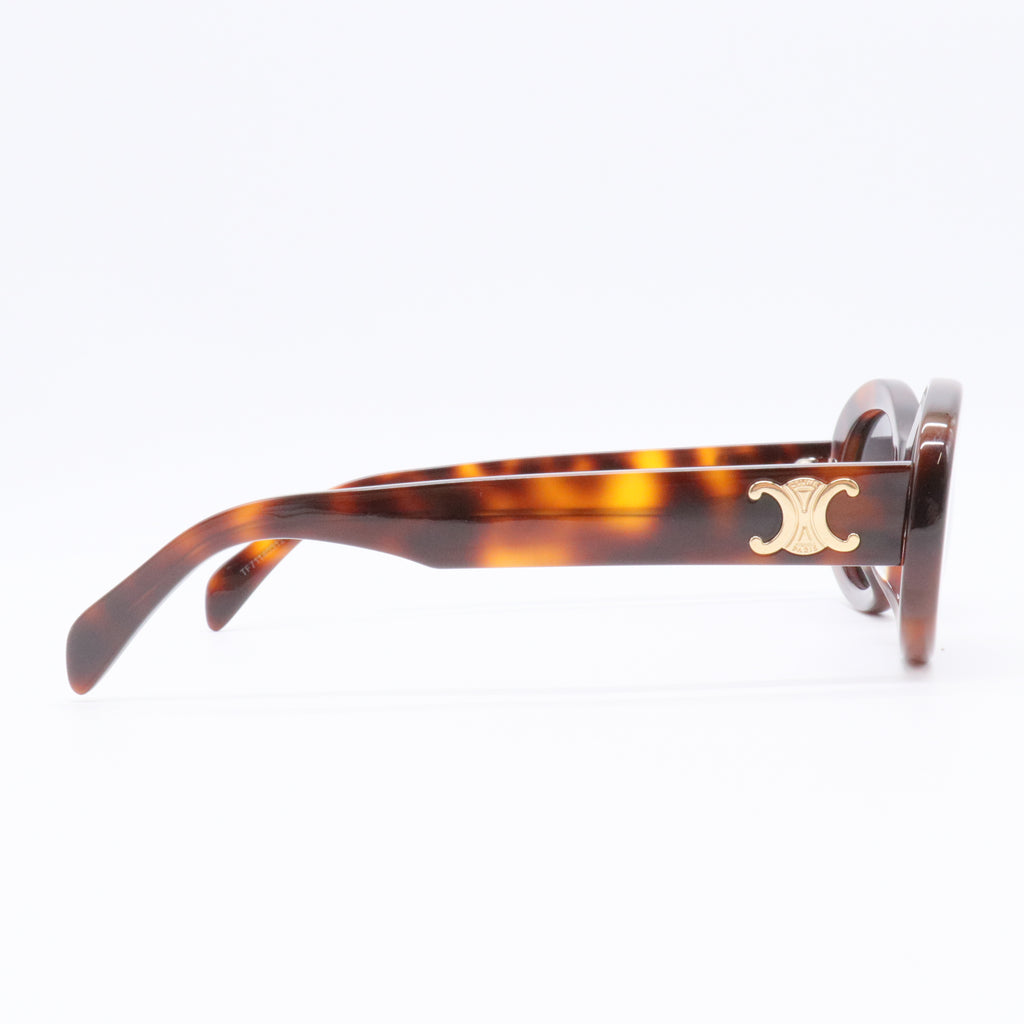 Brown/Black Triomphe Oval Sunglasses twins