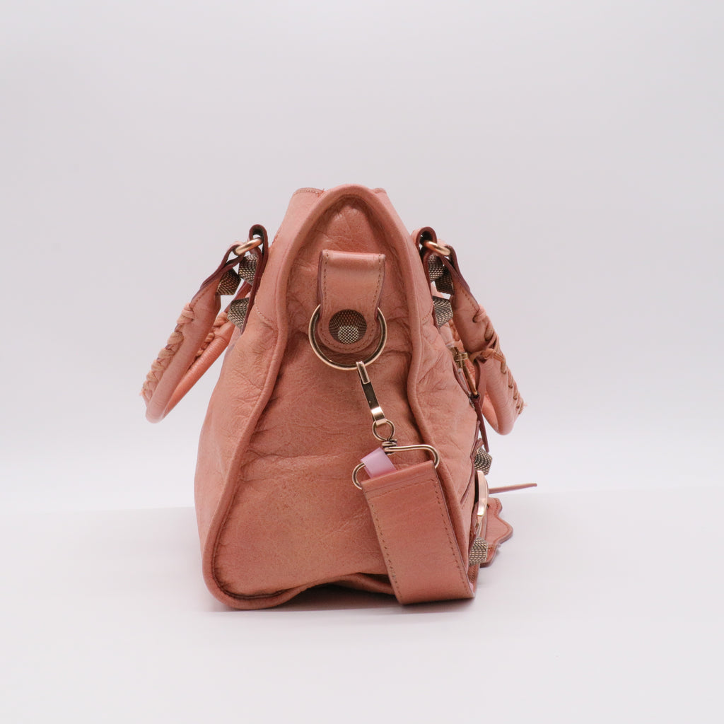 Agneau Giant 21 Silver Hardware City Vieux Rose twins