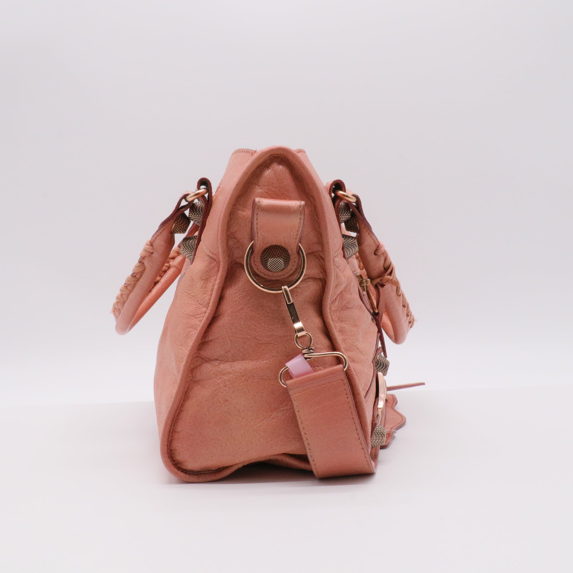 Agneau Giant 21 Silver Hardware City Vieux Rose twins