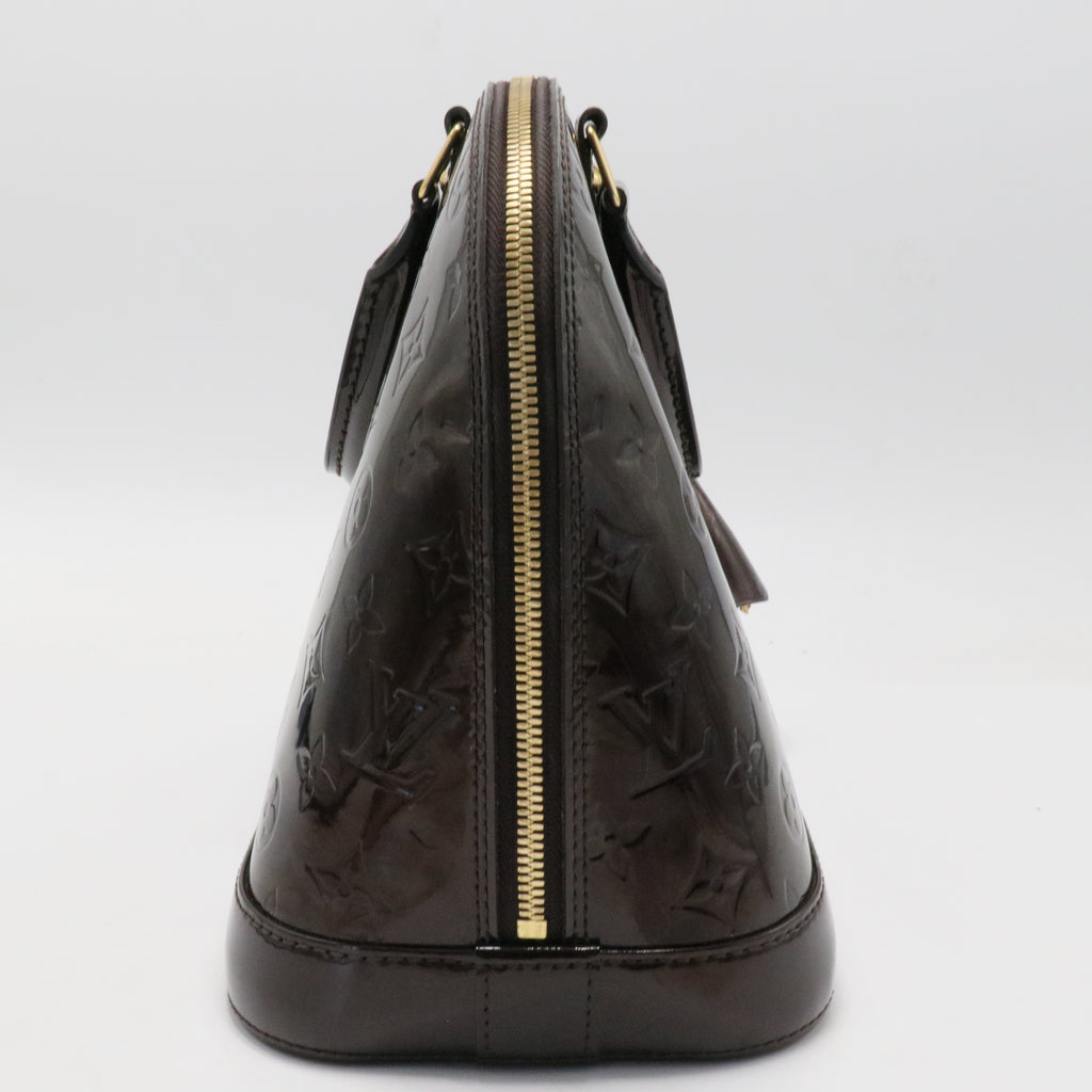 Alma Handbag Monogram Vernis PM