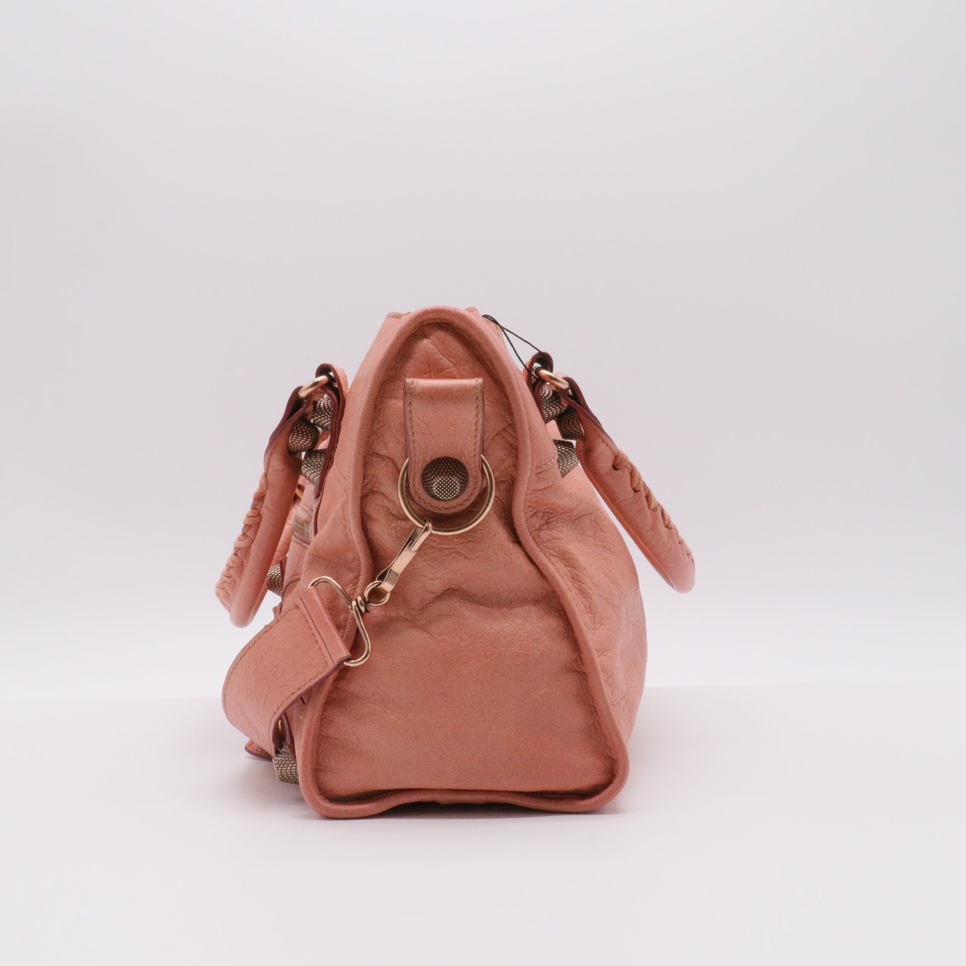Agneau Giant 21 Silver Hardware City Vieux Rose twins