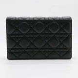 Dioraddict Wallet on Chain Cannage Quilt Lambskin