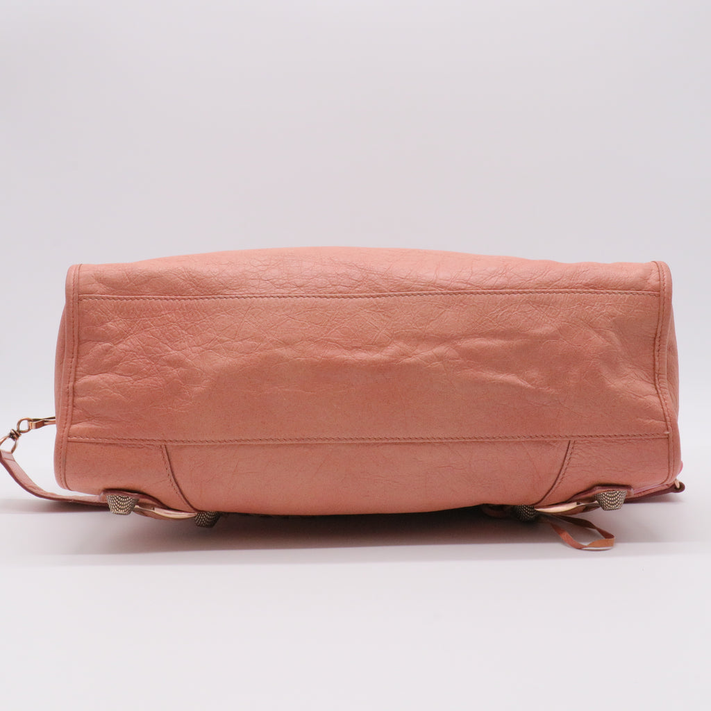 Agneau Giant 21 Silver Hardware City Vieux Rose twins
