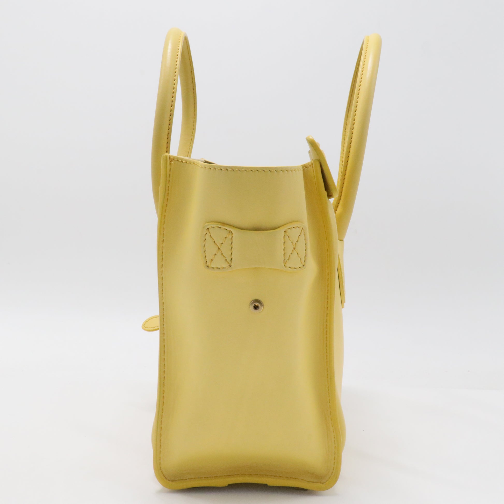 Luggage Bag Grainy Leather Micro