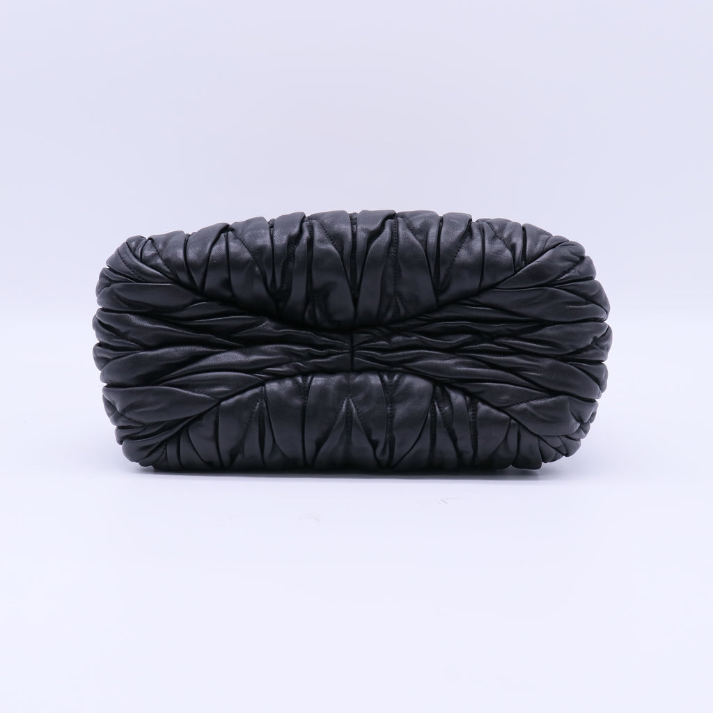 Miu Miu Matelasse Leather Top Handle Bag B21514