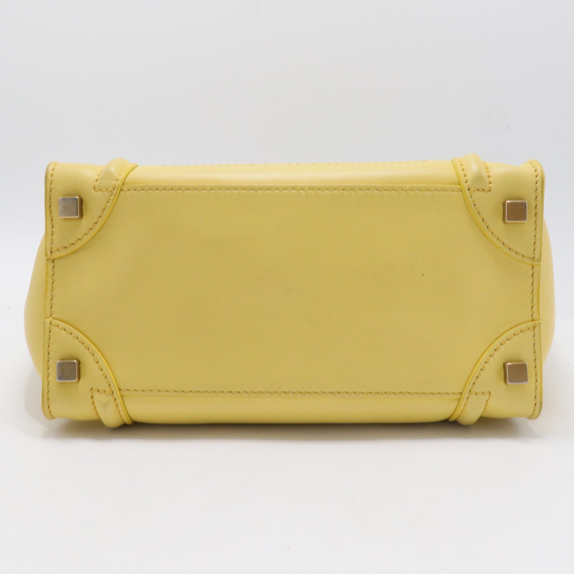 Luggage Bag Grainy Leather Micro