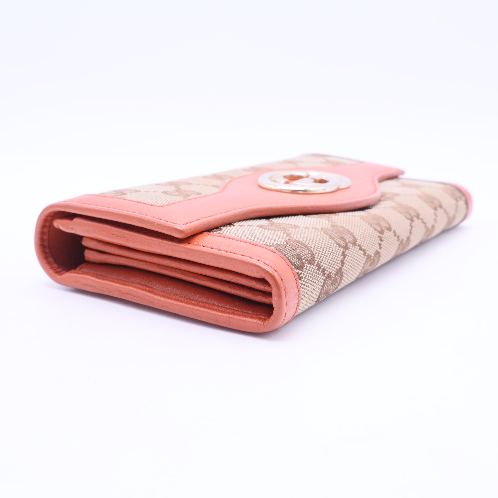 Interlocking G GG Canvas Long Wallet W20348