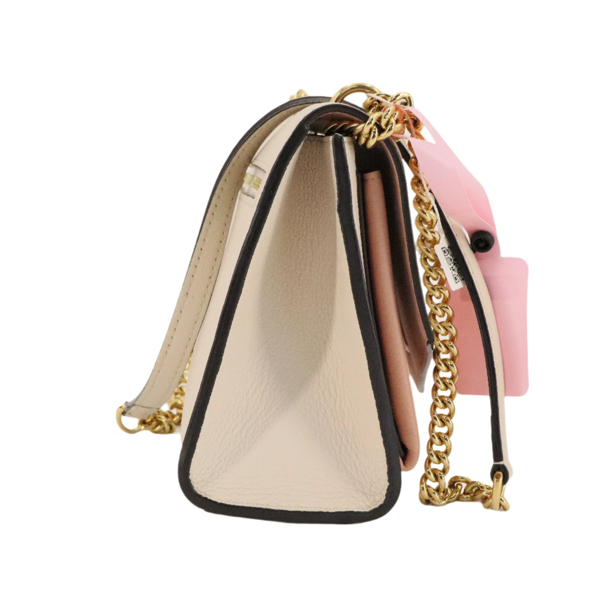 Mylockme BB  Rose Silk Quartz Calla Pebbled Leather Bag twins