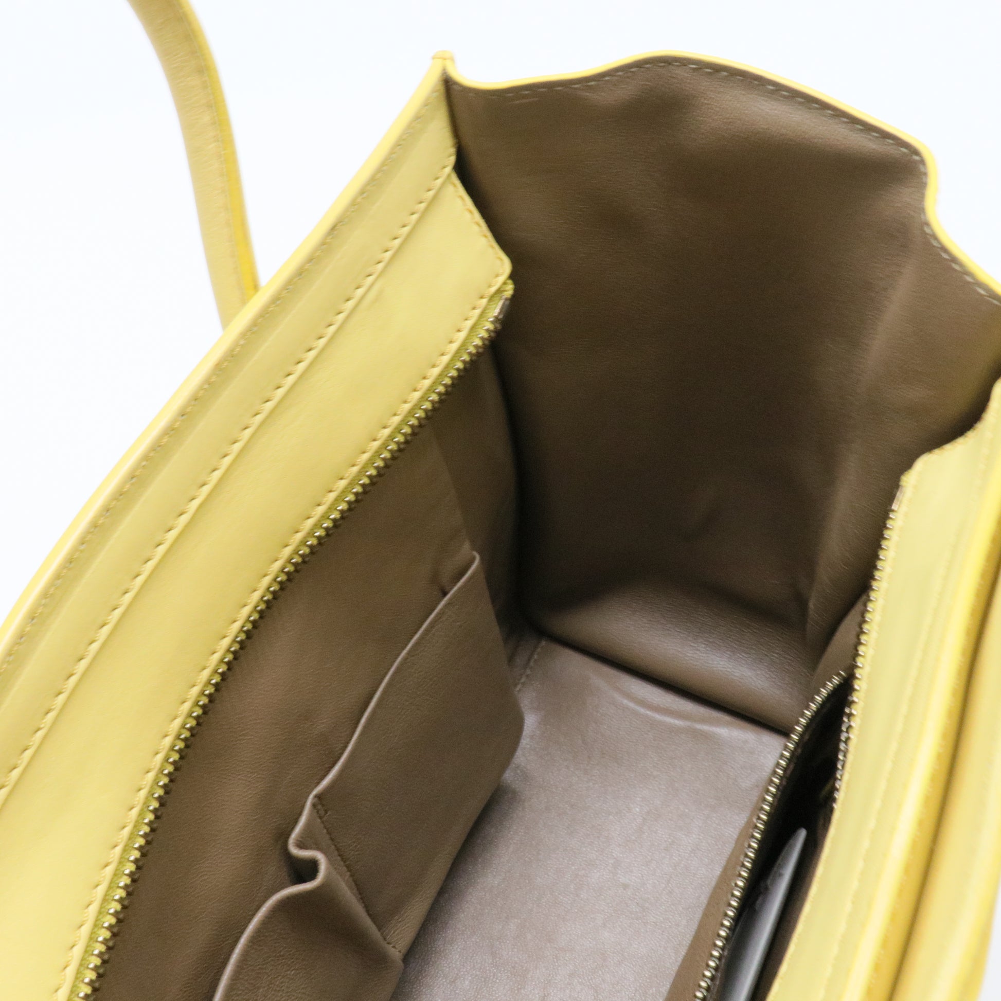 Luggage Bag Grainy Leather Micro