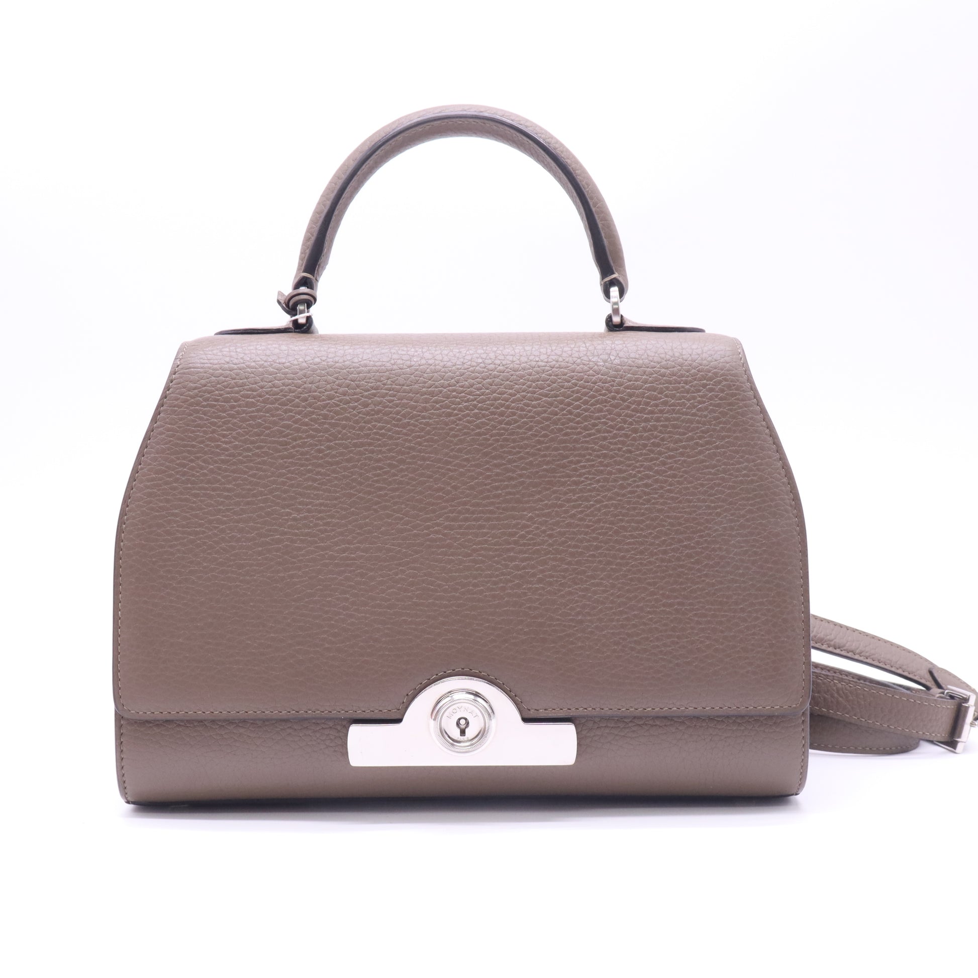 MOYNAT Rejane PM Taurillon Leather Handbag twins LDZ424