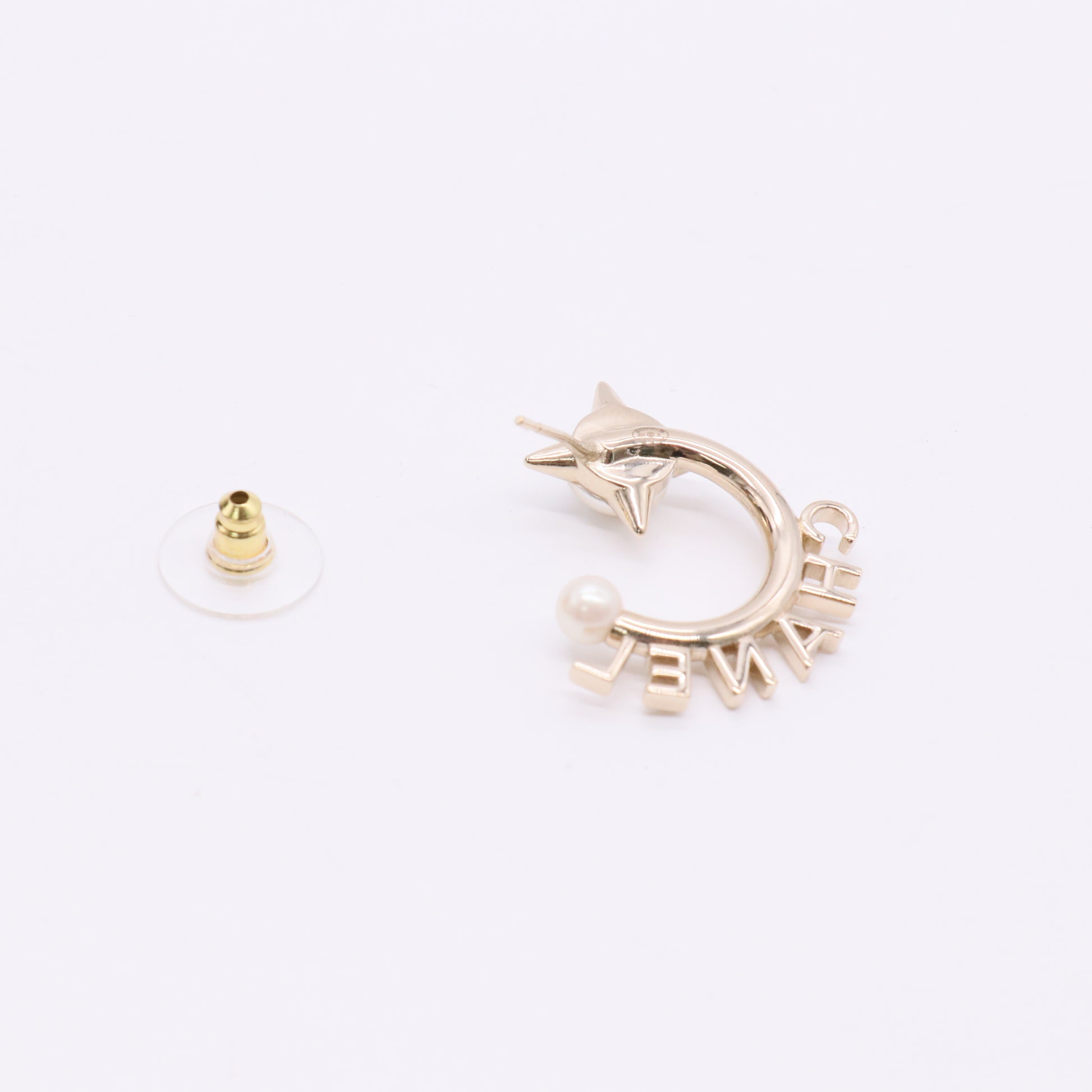 2022 Strass & Faux Pearl CC Drop Earrings Twins