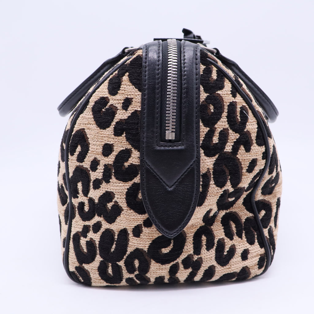 Speedy Handbag Limited Edition Stephen Sprouse Leopard Chenille Twins B20243