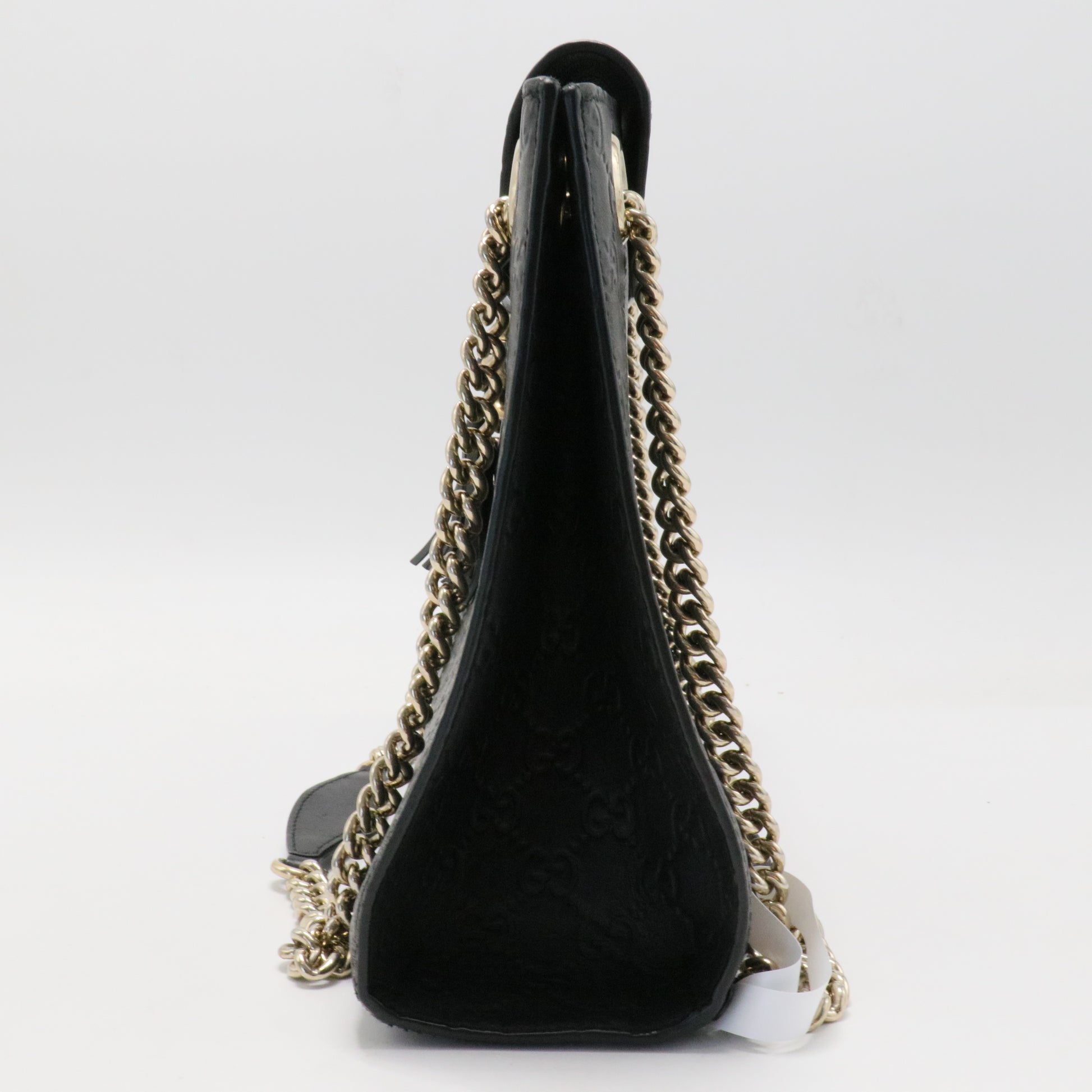 Emily Chain Flap Bag Guccissima Leather