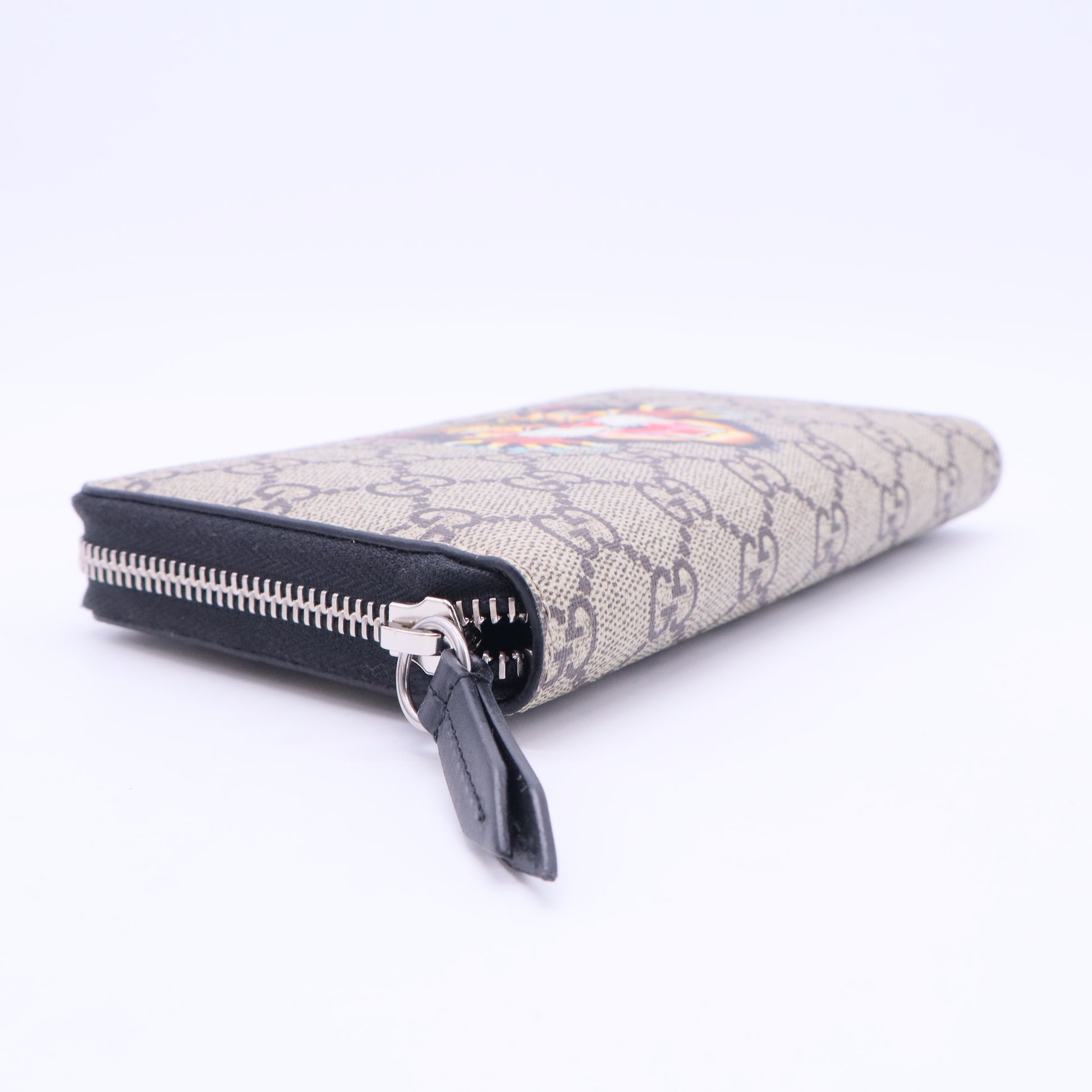Zip Around Wallet Printed GG Coated Canvas W20345