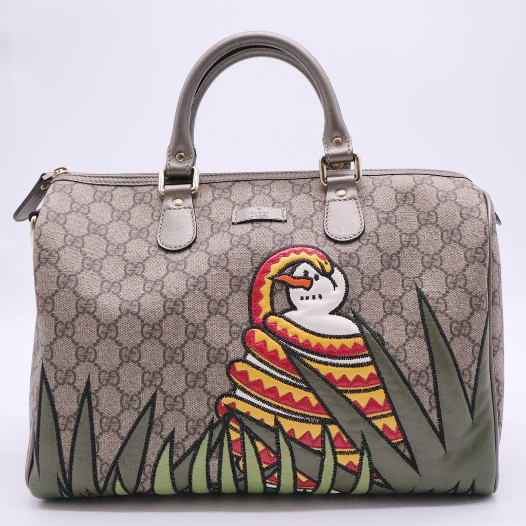 GG Plus Monogram Unicef Snowman in Africa Medium Joy Boston