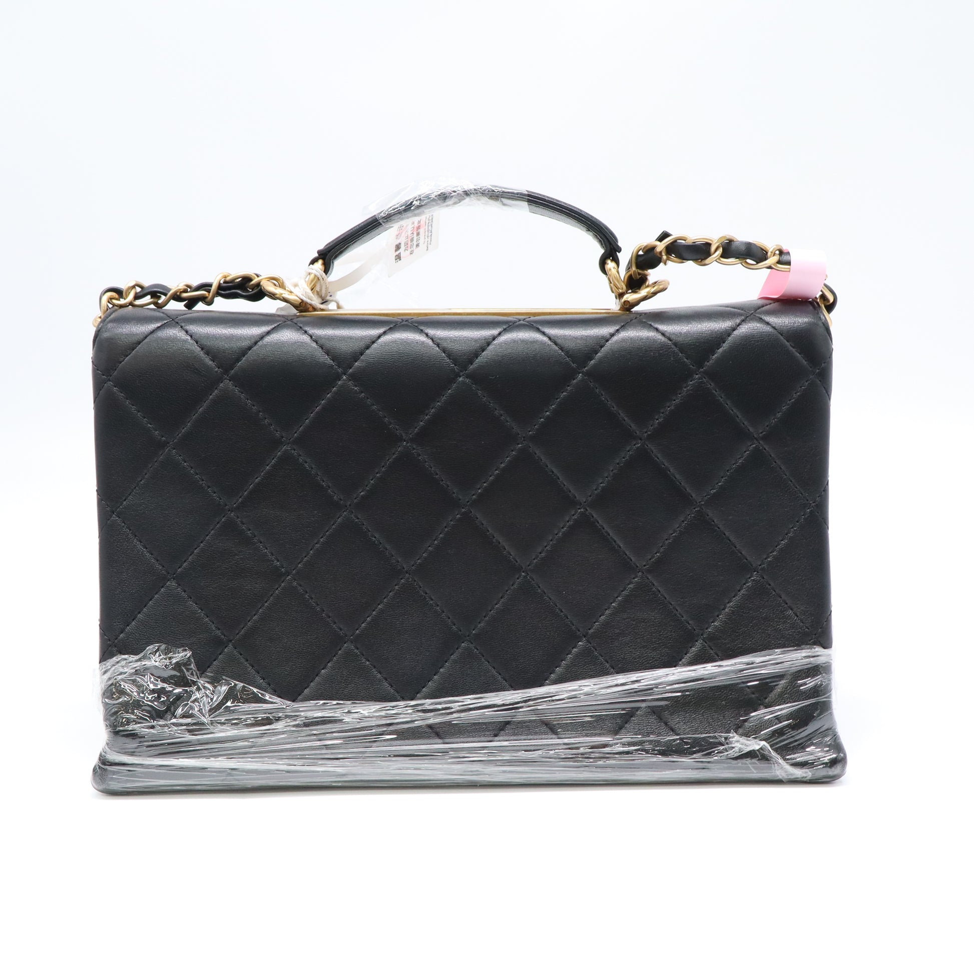 Chanel Black Lambskin Medium Diana Shoulder Bag twins LDJ4325