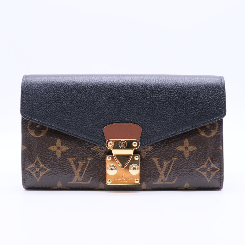 Pallas Wallet Monogram Canvas and Calfskin