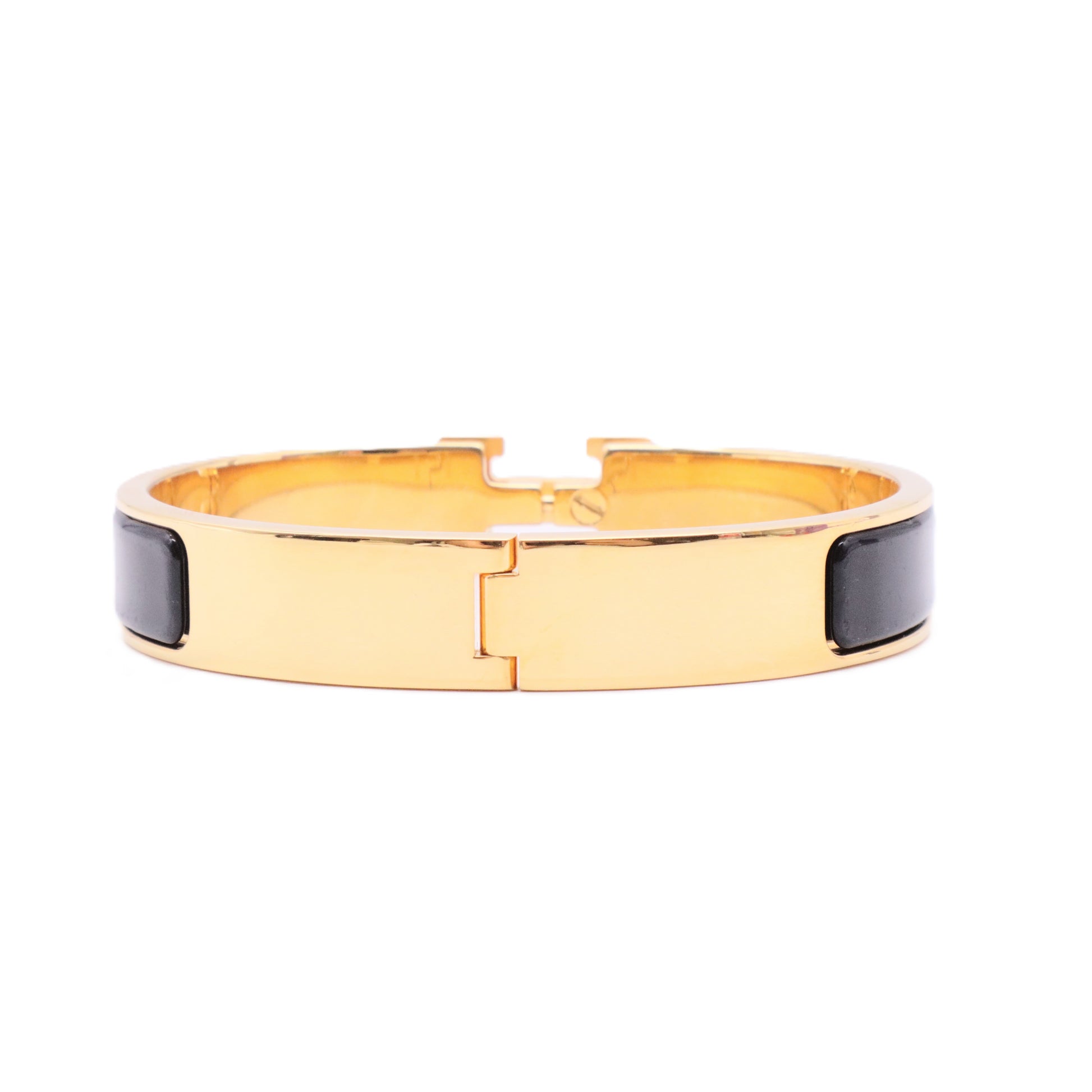 Enamel Clic H Bangle Bracelet