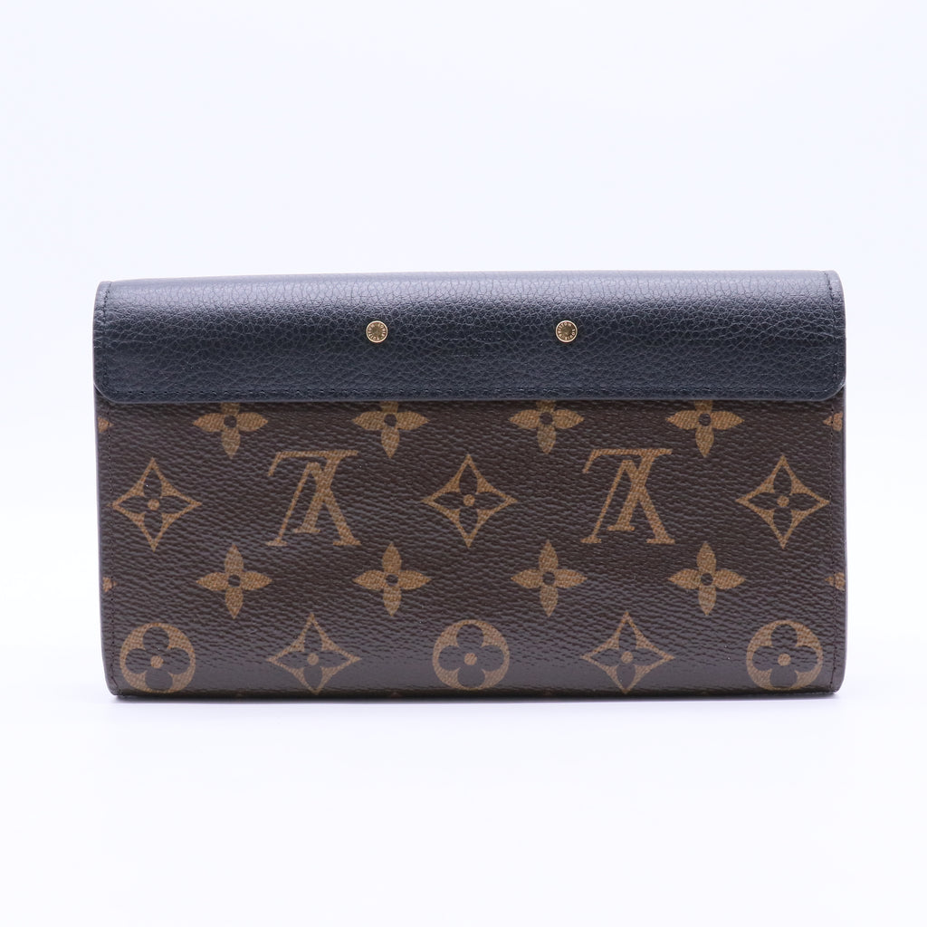 Pallas Wallet Monogram Canvas and Calfskin