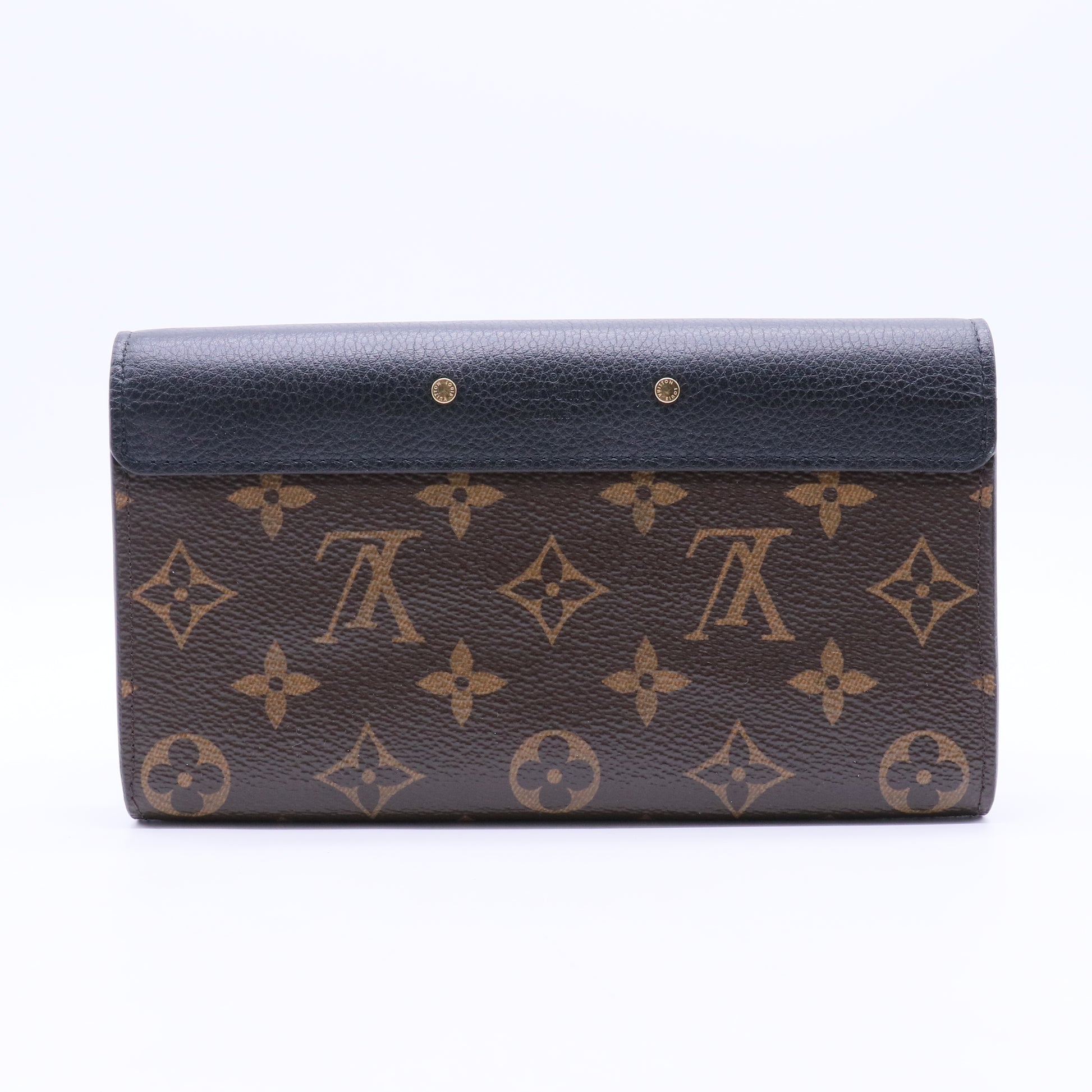 Pallas Wallet Monogram Canvas and Calfskin