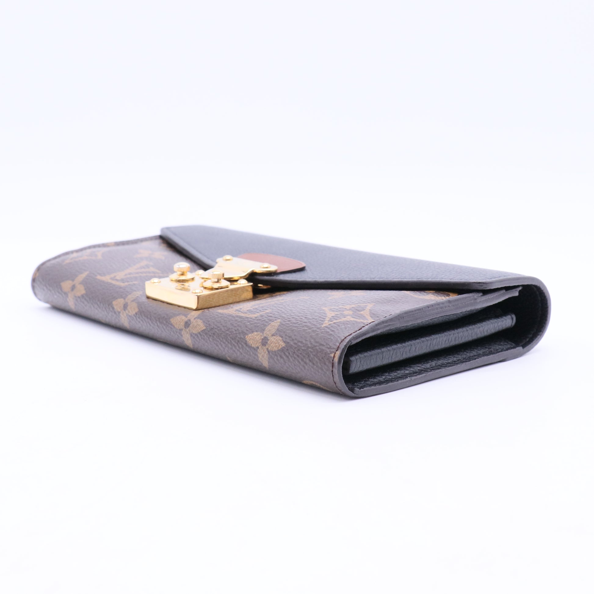 Pallas Wallet Monogram Canvas and Calfskin