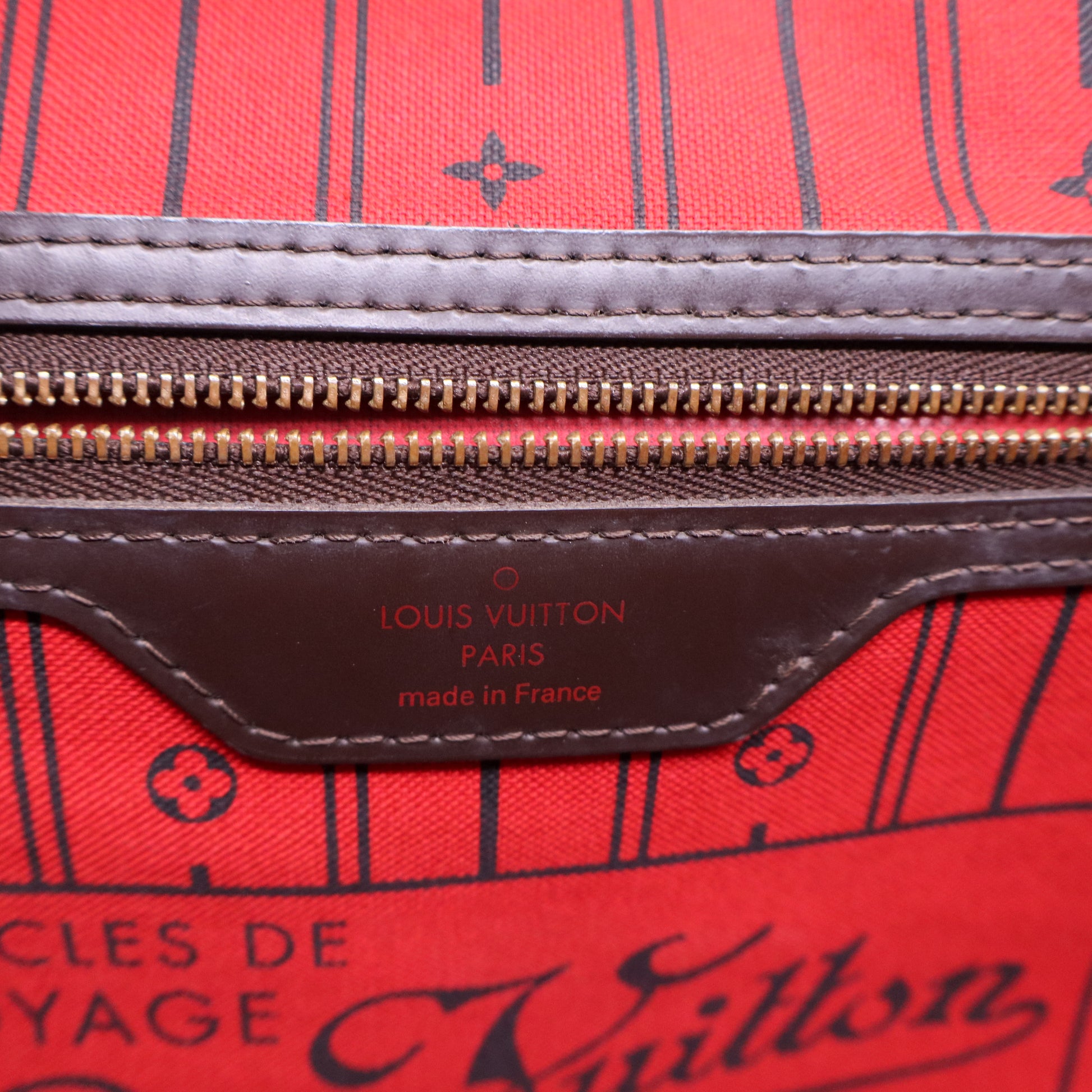 Damier Ebene Canvas Neverfull GM Bag Twins B12418