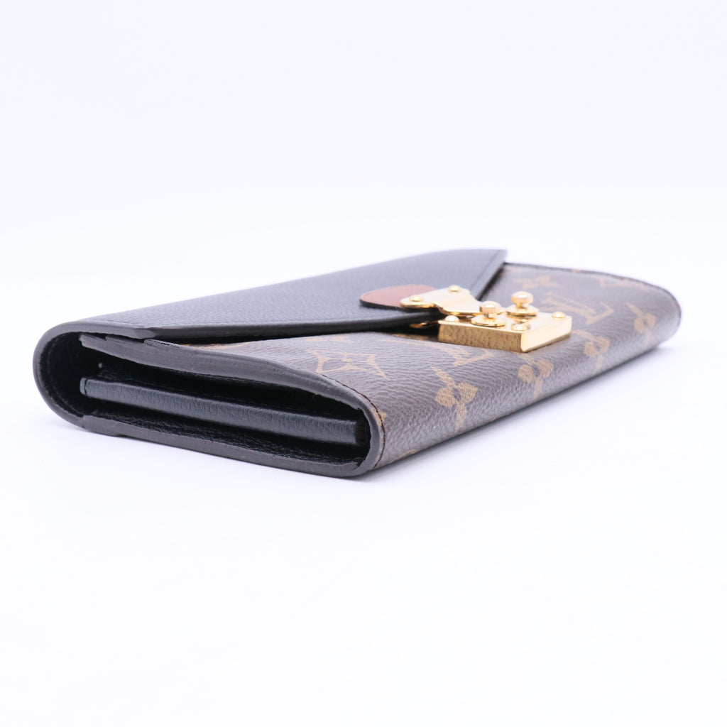 Pallas Wallet Monogram Canvas and Calfskin