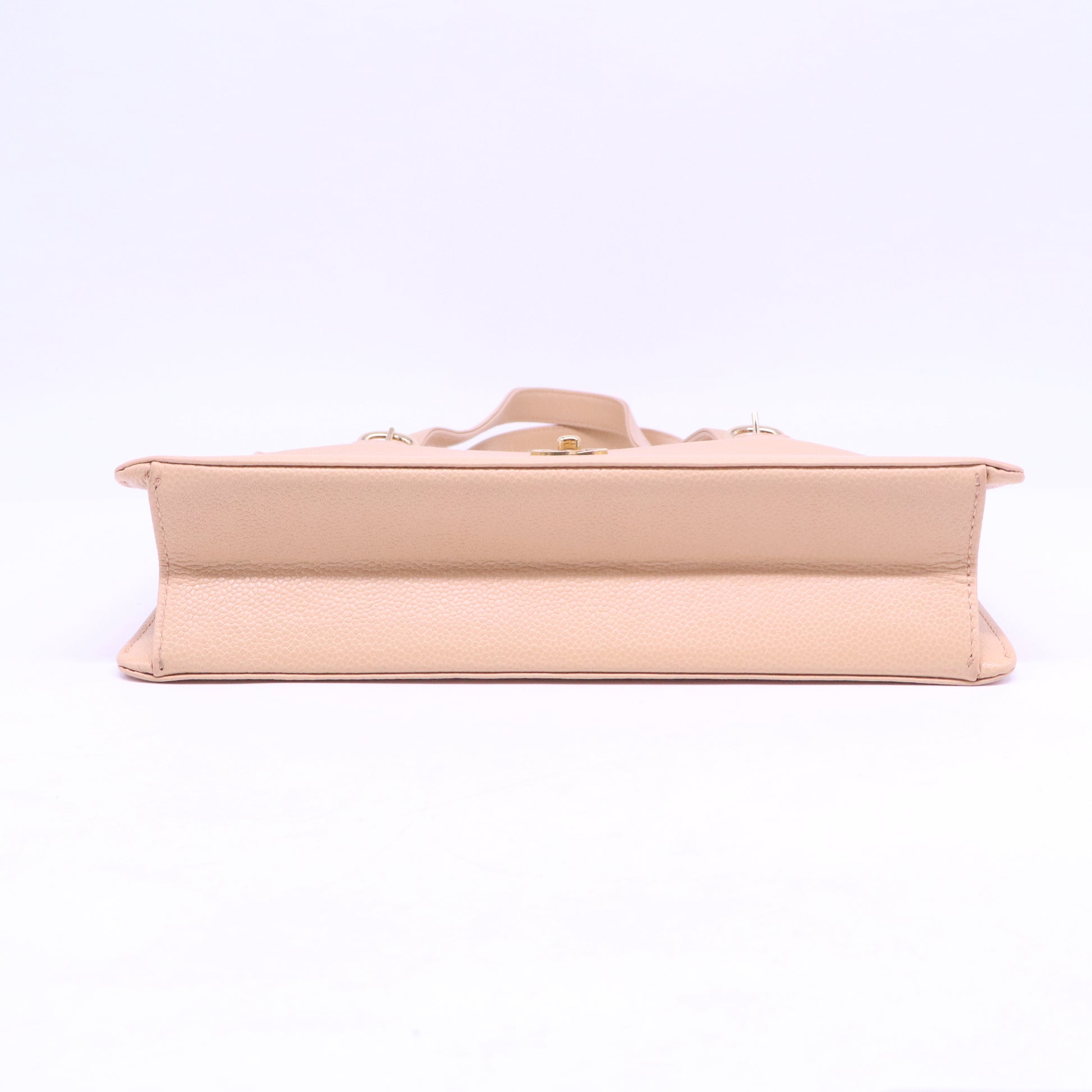 Vintage CC Lock Pocket Tote Caviar B21085