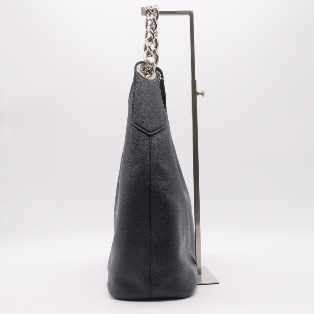 Vitello Daino Chain Hobo Nero Black twins