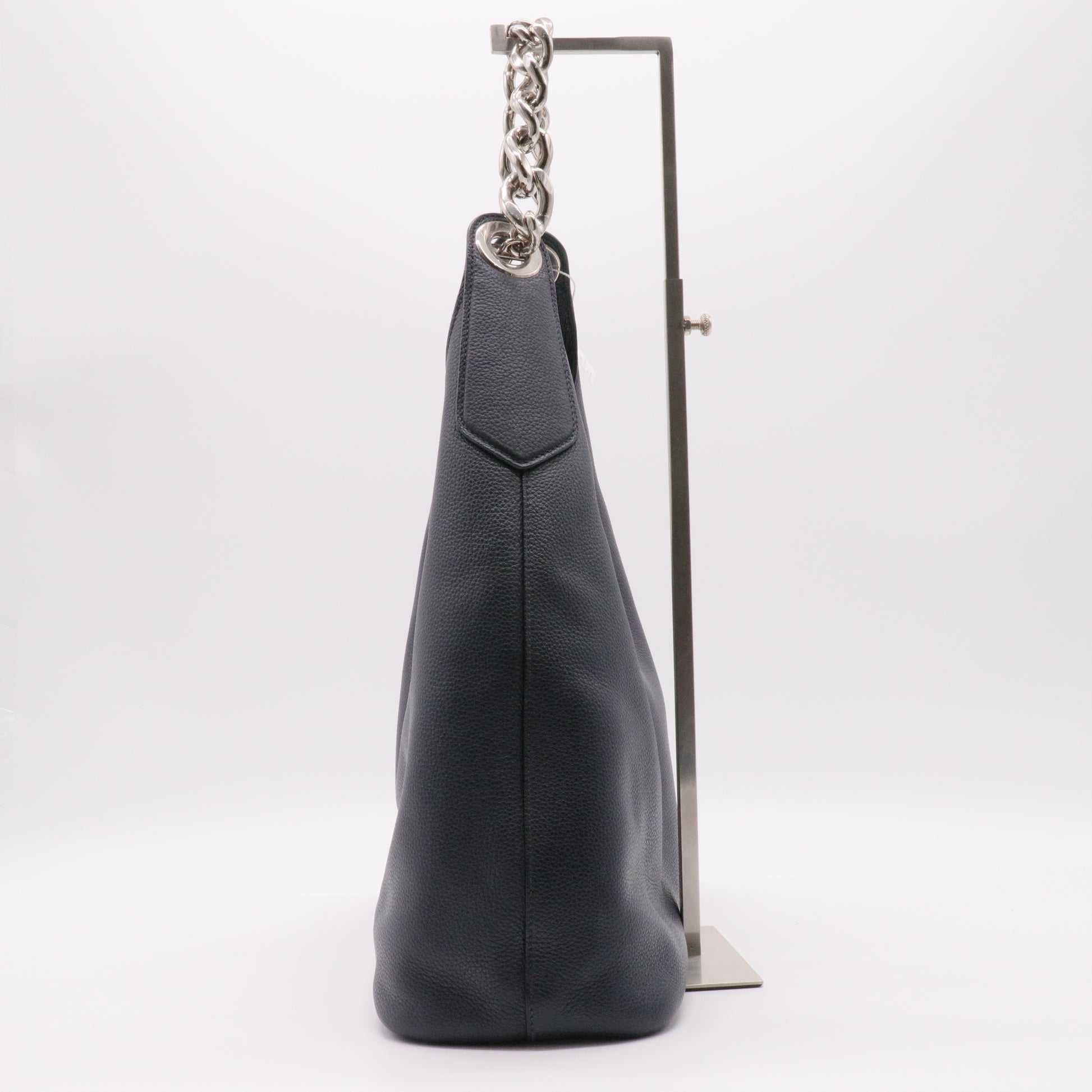 Vitello Daino Chain Hobo Nero Black twins