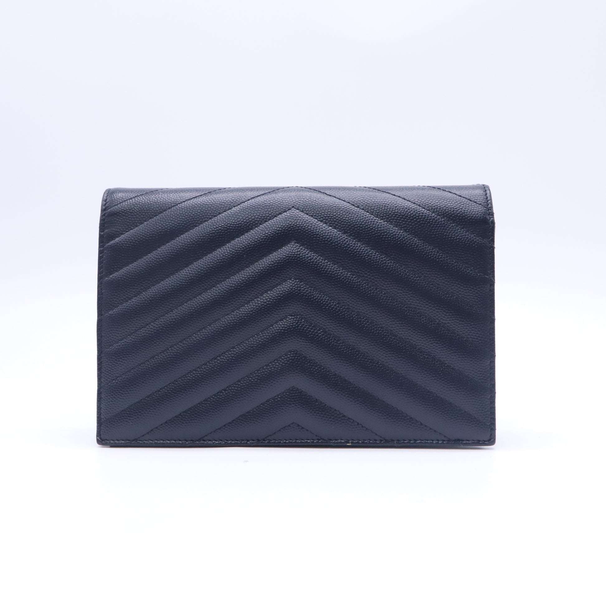 Saint Laurent (YSL) Cassandre Envelope Chain Wallet B24014