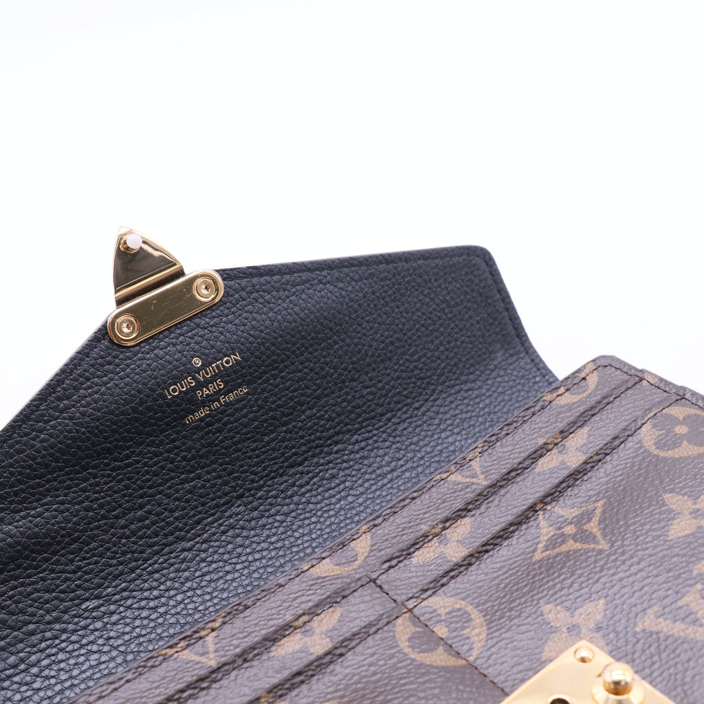 Pallas Wallet Monogram Canvas and Calfskin